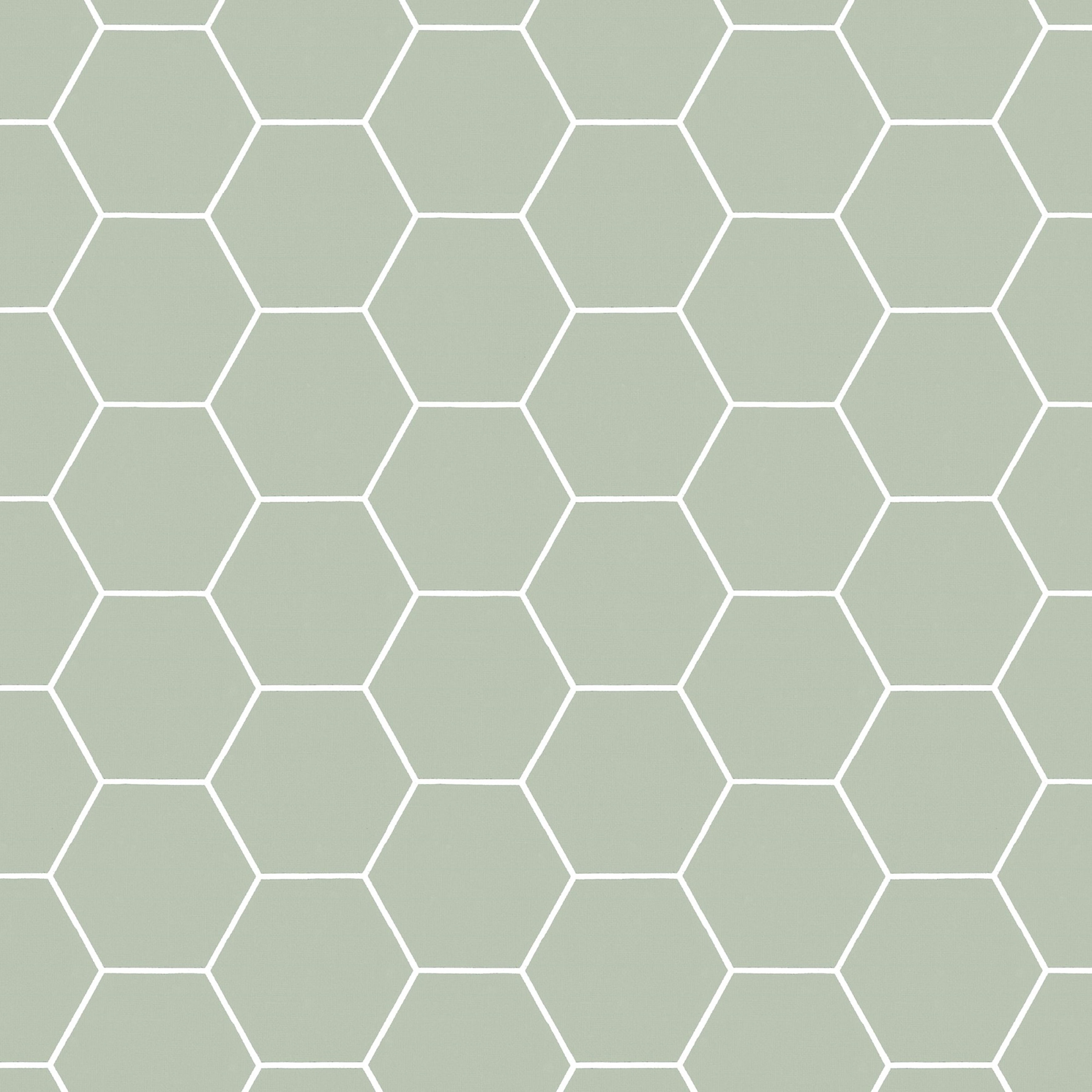Superfresco Easy Vliestapete "Honigwabe - Geo" geometrisch geprägt Grün - 10m x 52cm