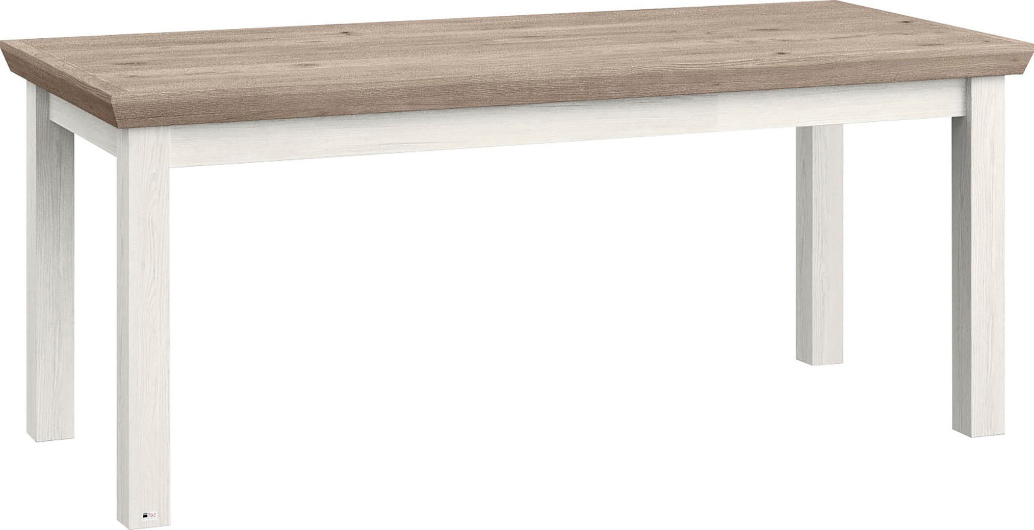Schreibtisch "York", braun (eiche nelson, nachbildung, pino aurelio weiß, nachbildung, eiche nelson, nachbildung), B:180cm H:74,6cm T:80cm, SET ONE BY MUSTERRING, Tische, Schreibtisch, Breite 180 cm 2