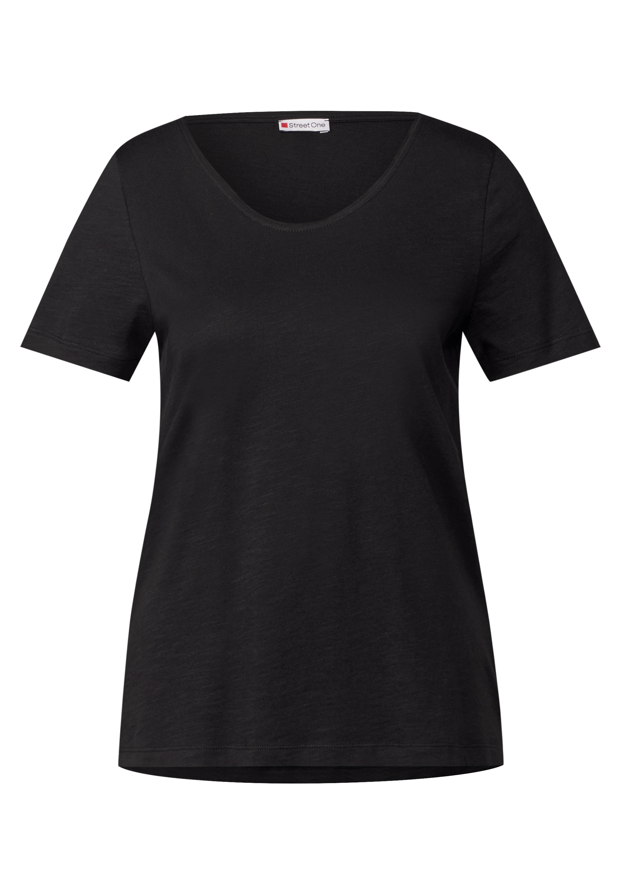 STREET ONE V-Shirt, im soften Baumwoll-Mix