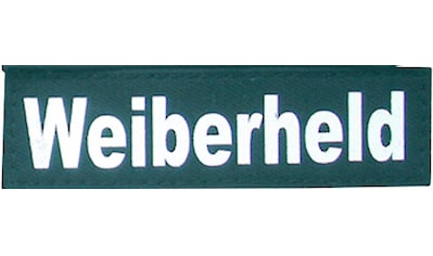 Klettlogo »Weiberheld«, (2 St.)