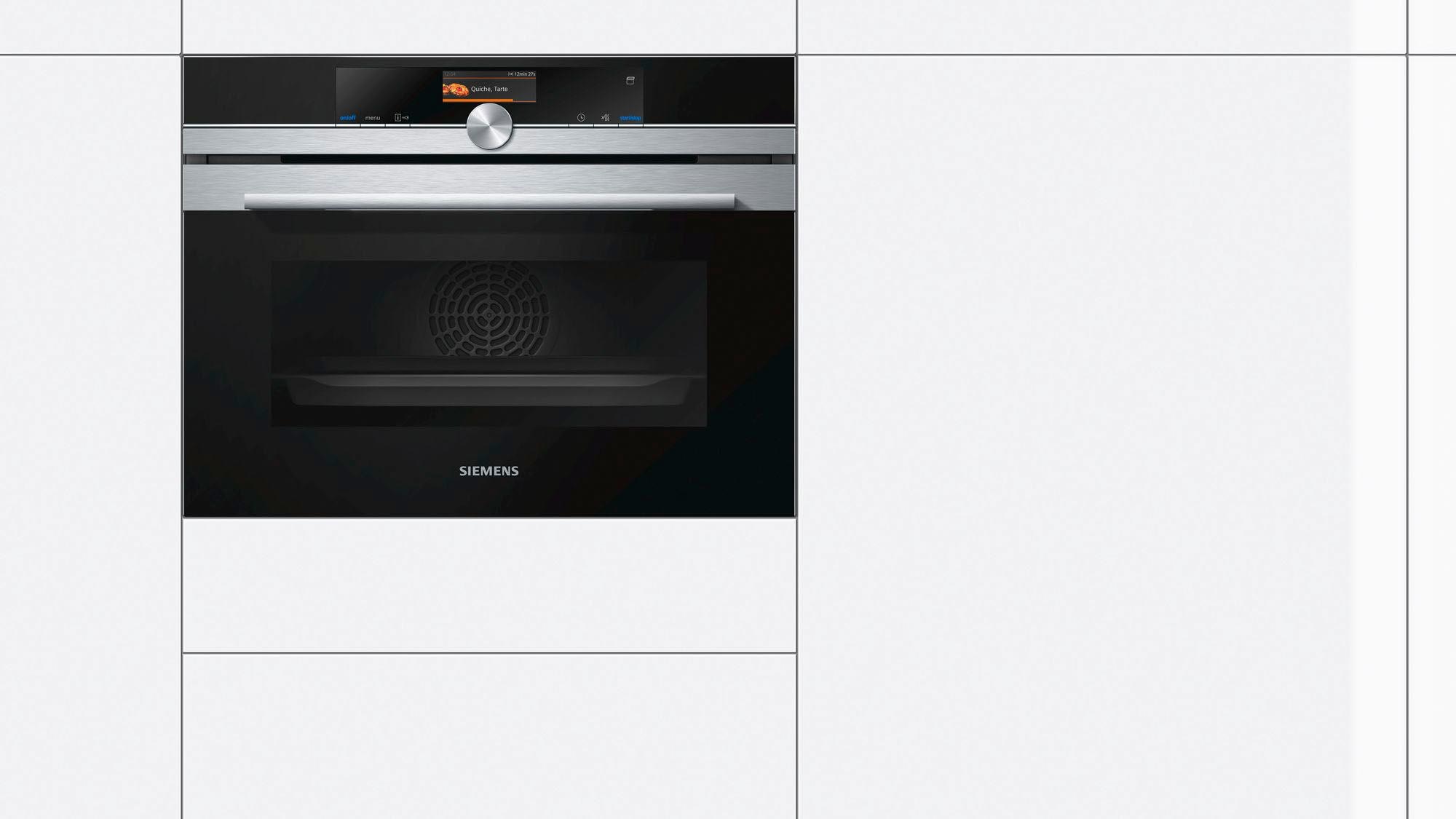 SIEMENS Dampfbackofen iQ700 »CS636GBS2«, mit Teleskopauszug nachrüstbar