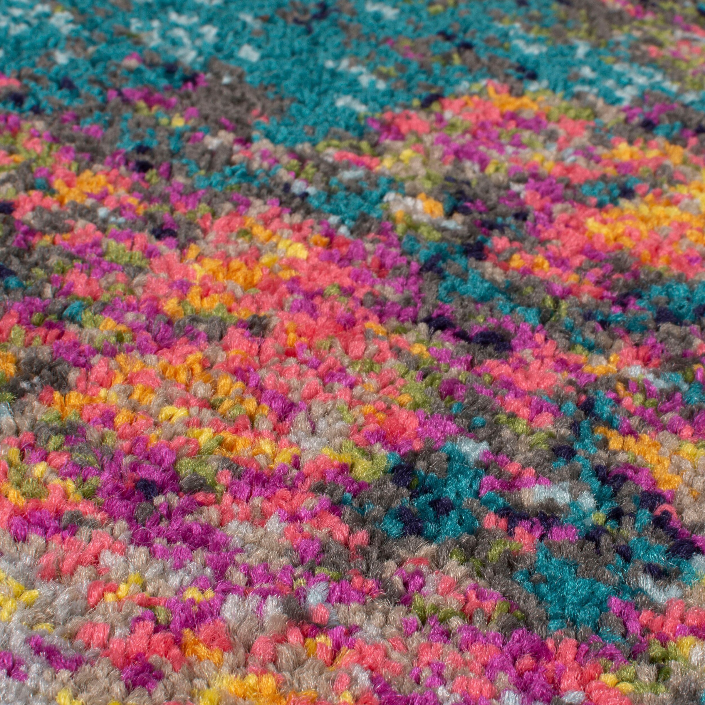 FLAIR RUGS Läufer »Abstraction«, rechteckig, | mehrfarbig, Teppichläufer bunt, Vintage Design, BAUR