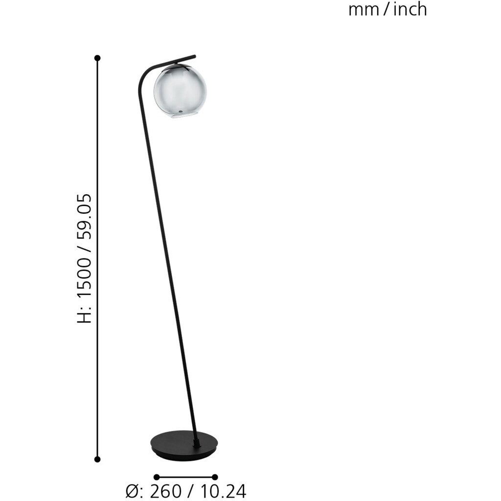 EGLO Stehlampe »TERRIENTE«, 1 flammig-flammig