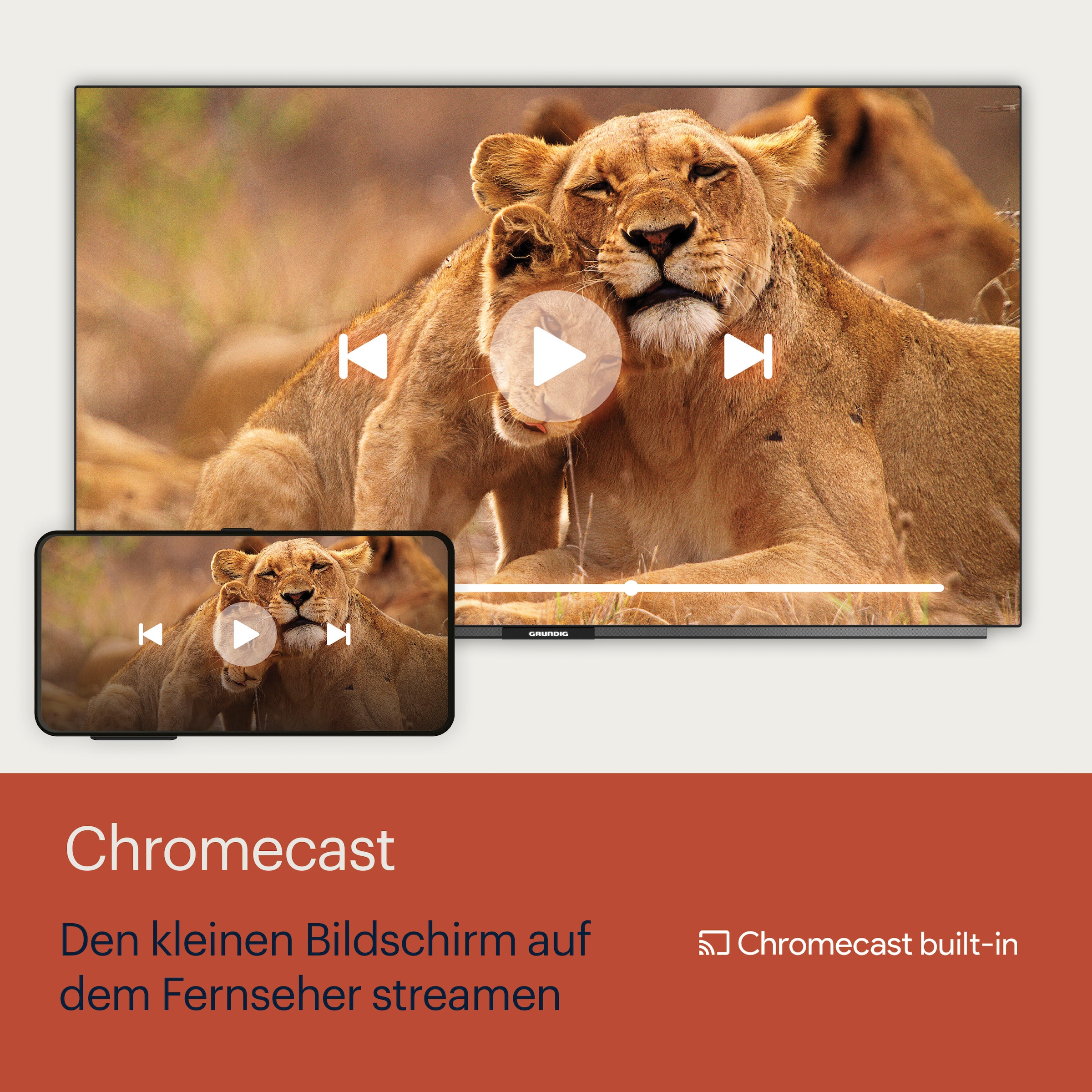 Grundig OLED-Fernseher »65 GOB 9380 AY4T00«, 4K Ultra HD, Android TV-Smart-TV