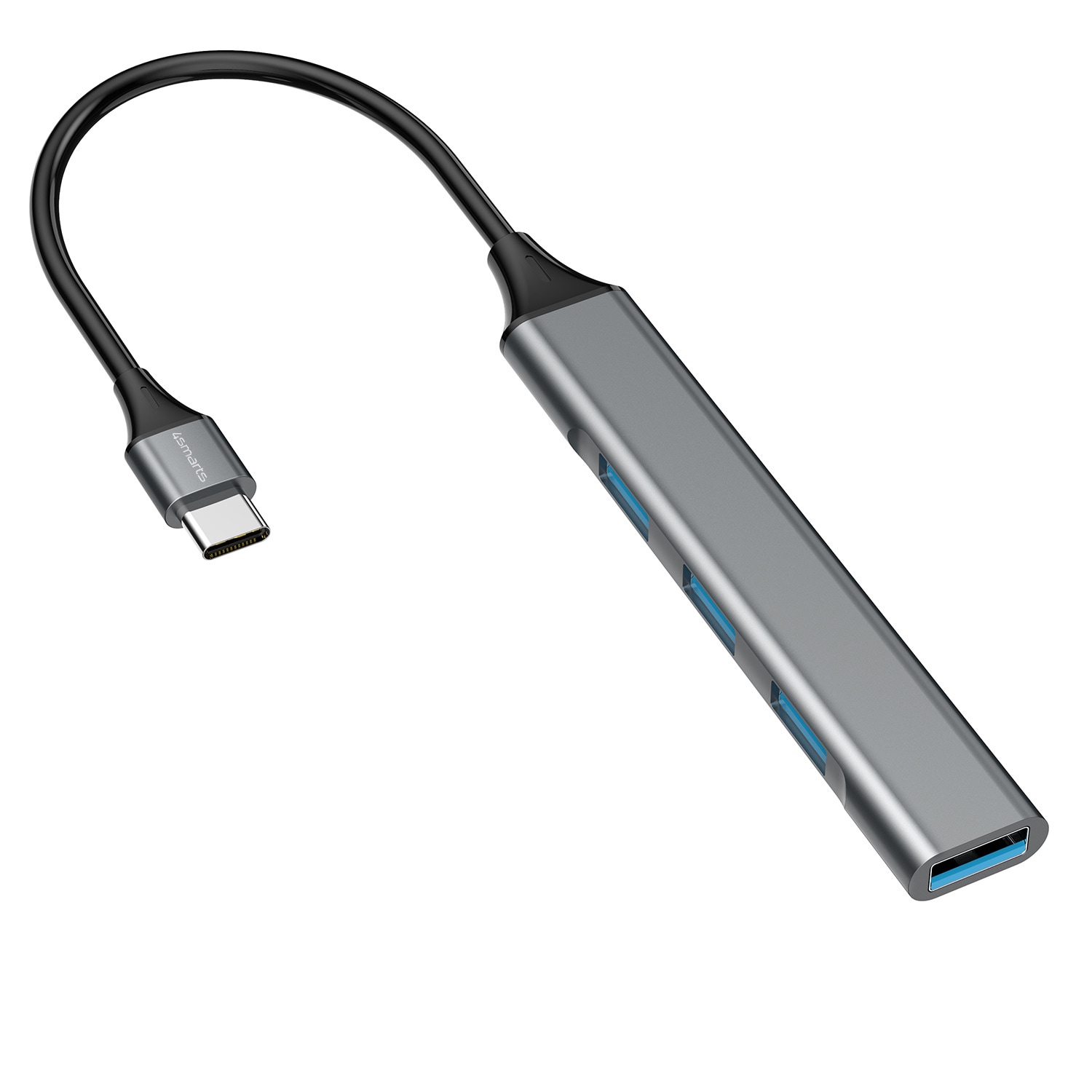 4smarts USB-Ladegerät »4in1 Hub USB-C > 3x USB-A 2.0, 1x USB-A 3.0«