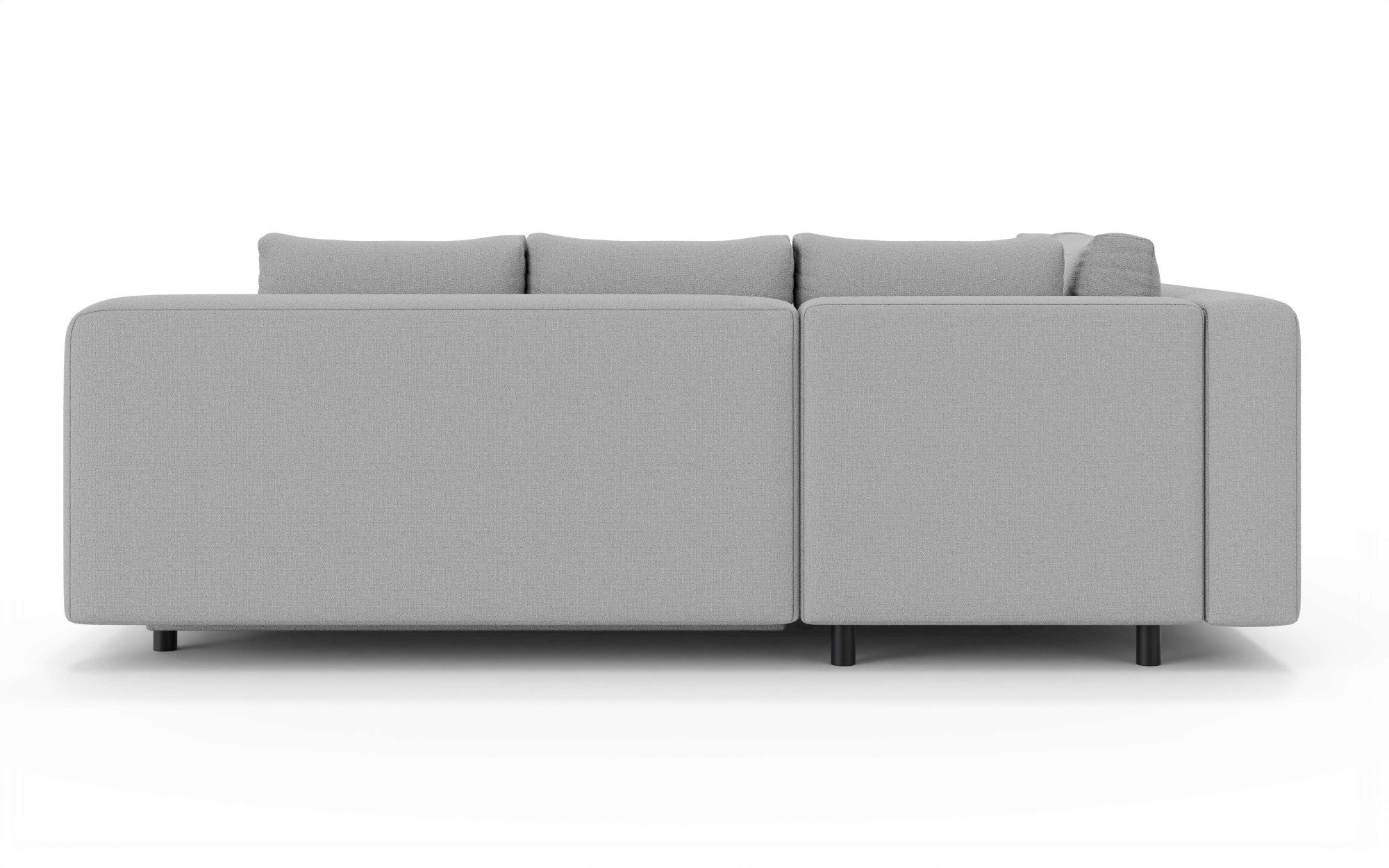 Home affaire Ecksofa »LENNARA Schlafsofa mit Bettkasten, Maße B/T/H: 234/179/85 cm«, L-Form mit Ottomane rechts/links, mit Wellenunterfederung