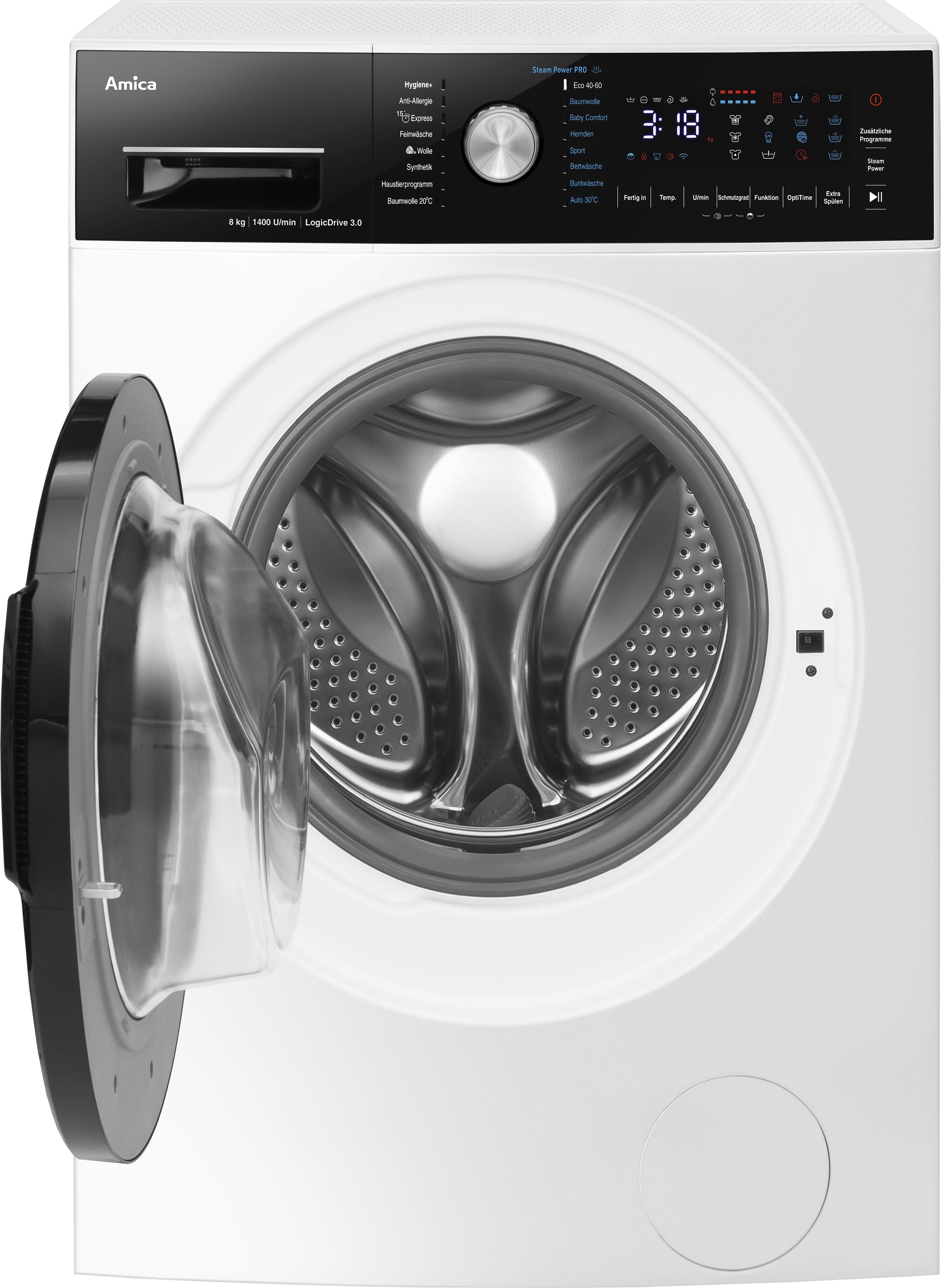 Amica Waschmaschine "WA 484 091" 8 kg 1400 U/min günstig online kaufen