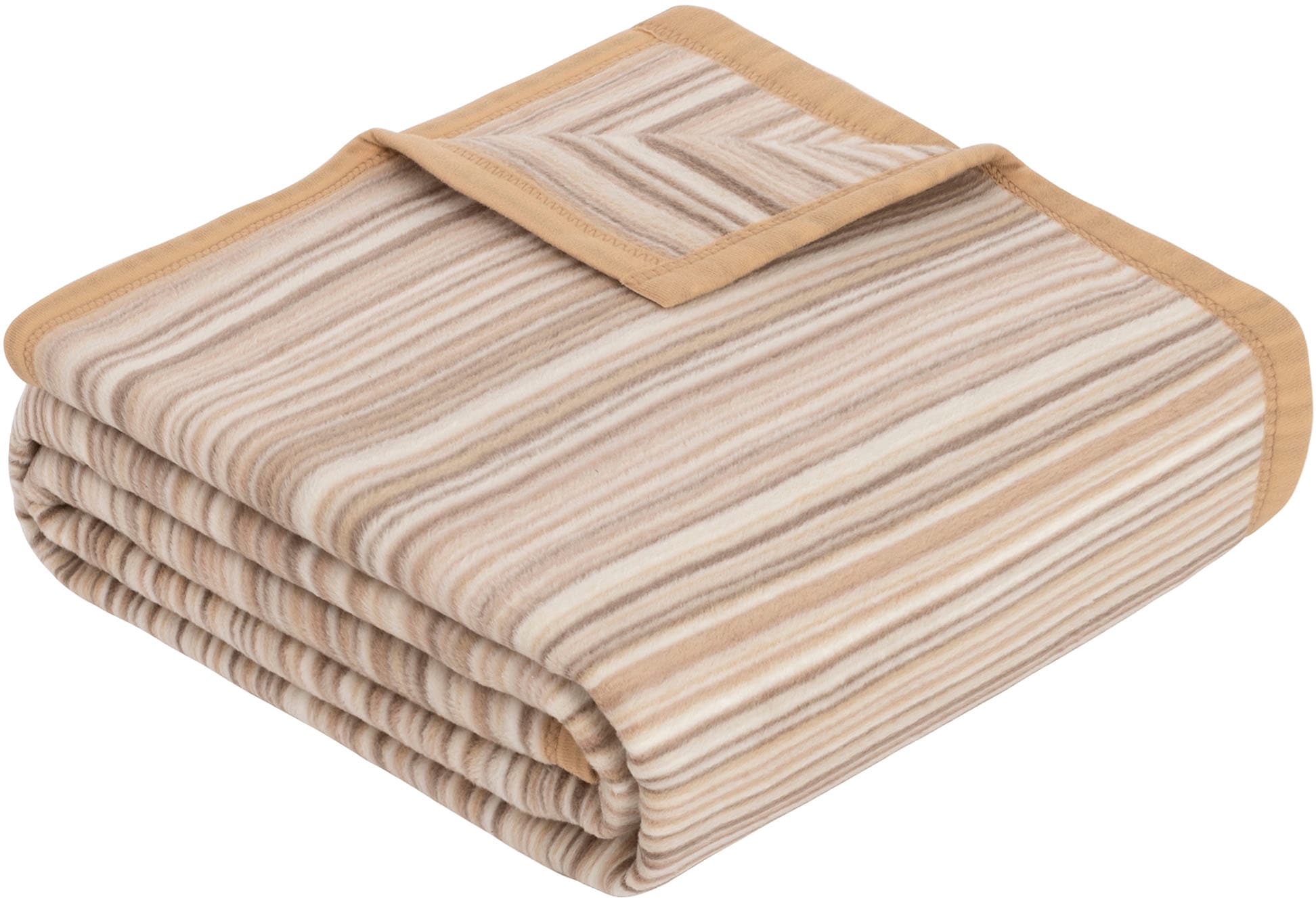 IBENA Wohndecke "Jacquard Decke Malang" mit filigranen Streifen, made in Europe