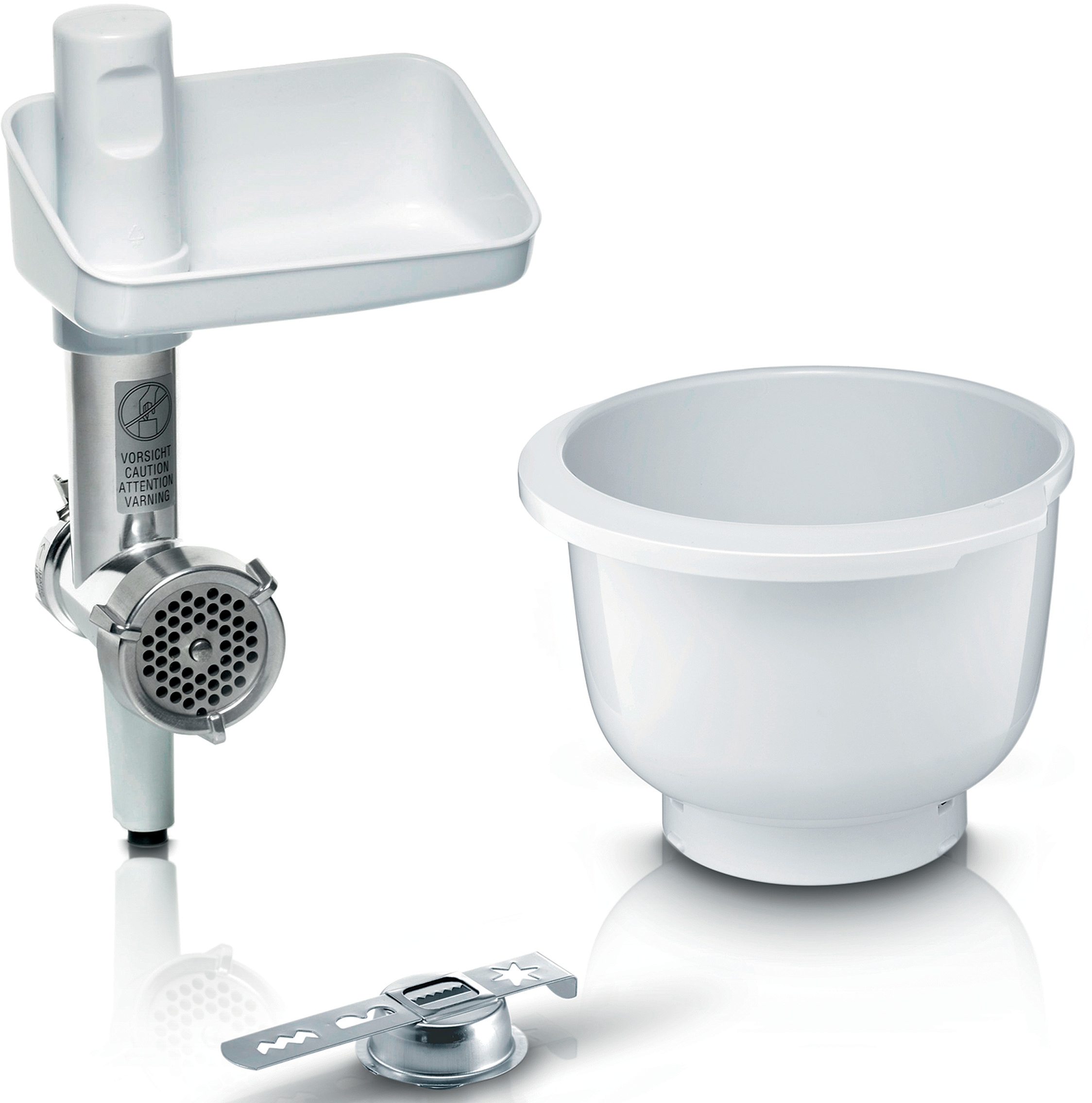 BOSCH Küchenmaschinen Zubehör-Set "Lifestyle-Set BakingSensation MUZ5BS1" mit Spritzgebäckvorsatz und Schüssel