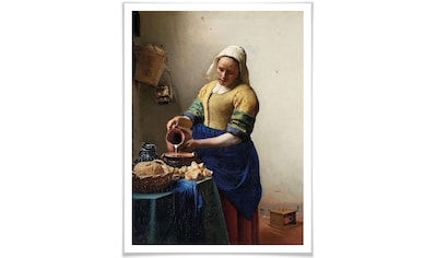 Poster »Mädchen mit dem Milchkrug«, Stillleben, (1 St.)