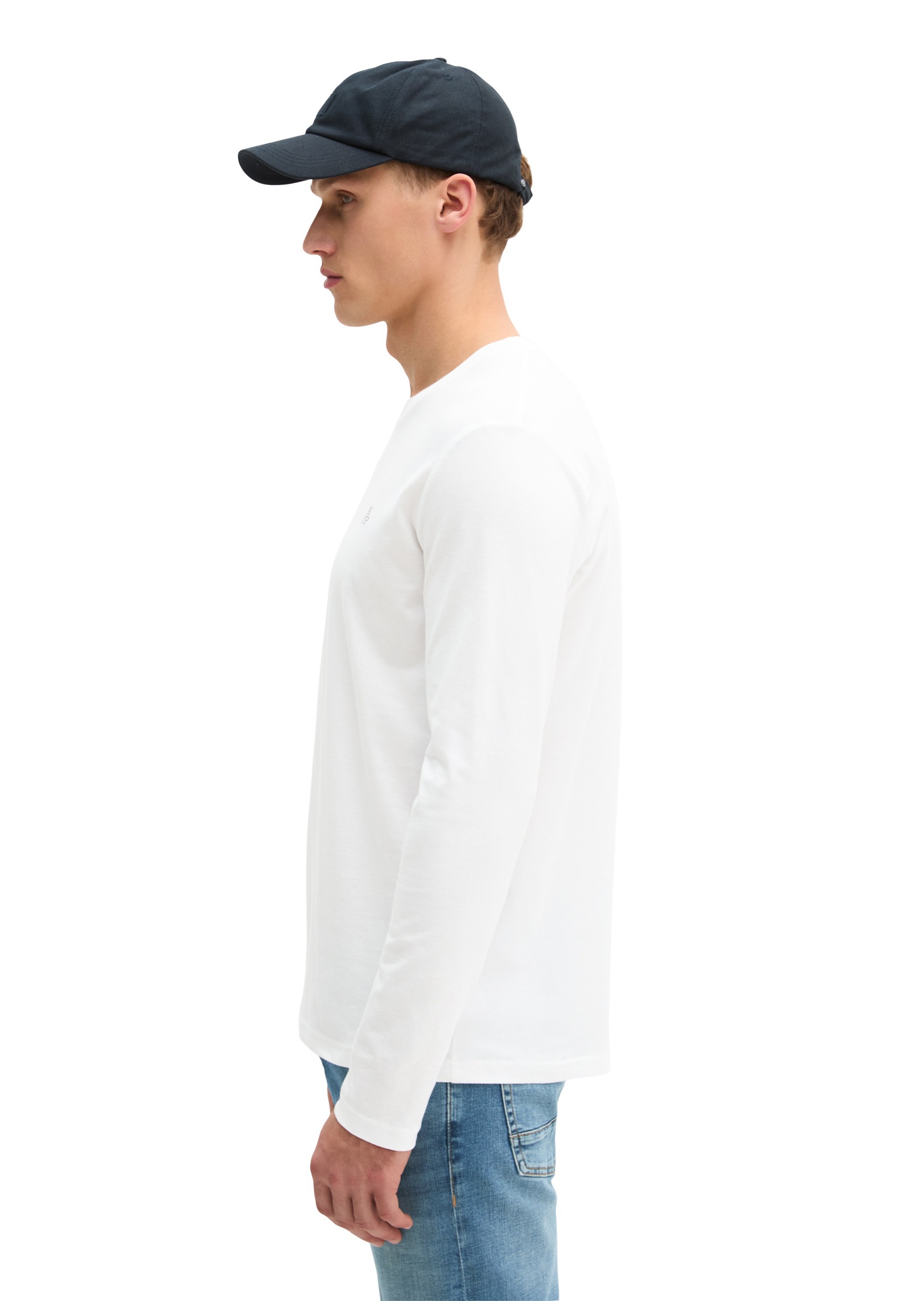 Marc O'Polo Langarmshirt »aus reiner Bio-Baumwolle«