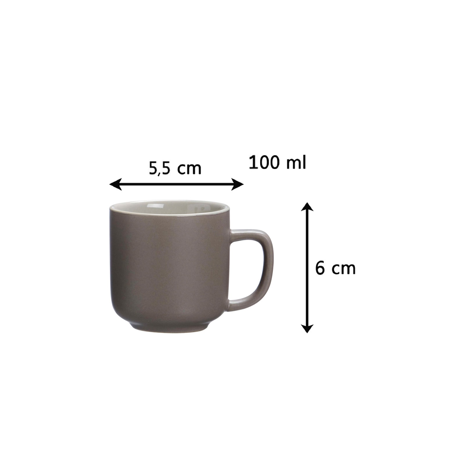 Ritzenhoff & Breker Tasse »Espressotasse mit Untertasse Jasper 100 ml«