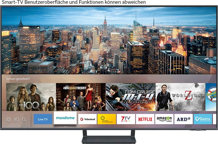 Hub 189 Samsung HDR,Gaming | Prozessor BAUR 4K,Quantum cm/75 Smart-TV, LED-Fernseher, Hub,Smart Zoll, Quantum