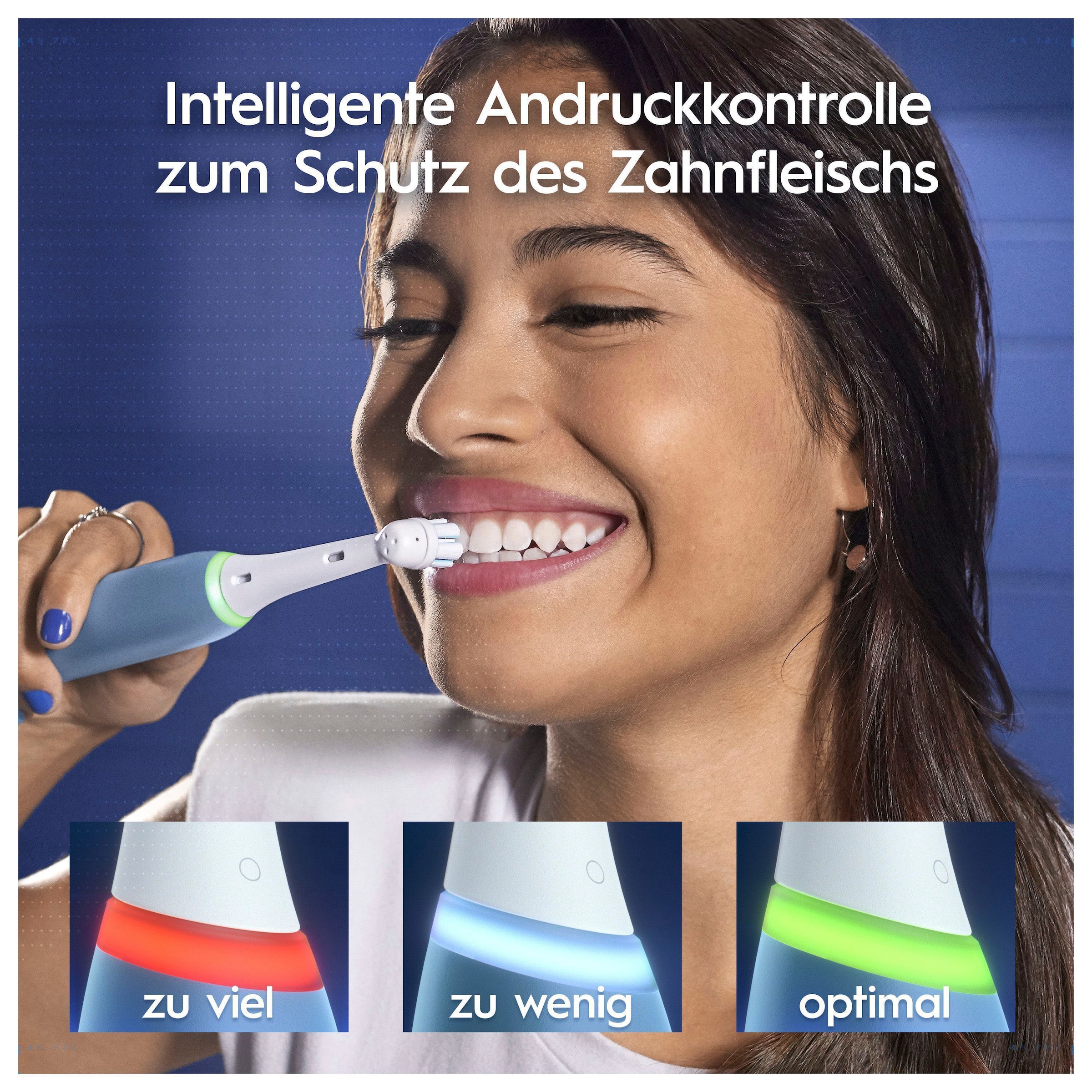 Oral-B Elektrische Zahnbürste »iO My Way«, 2 St. Aufsteckbürsten, iO Technologie