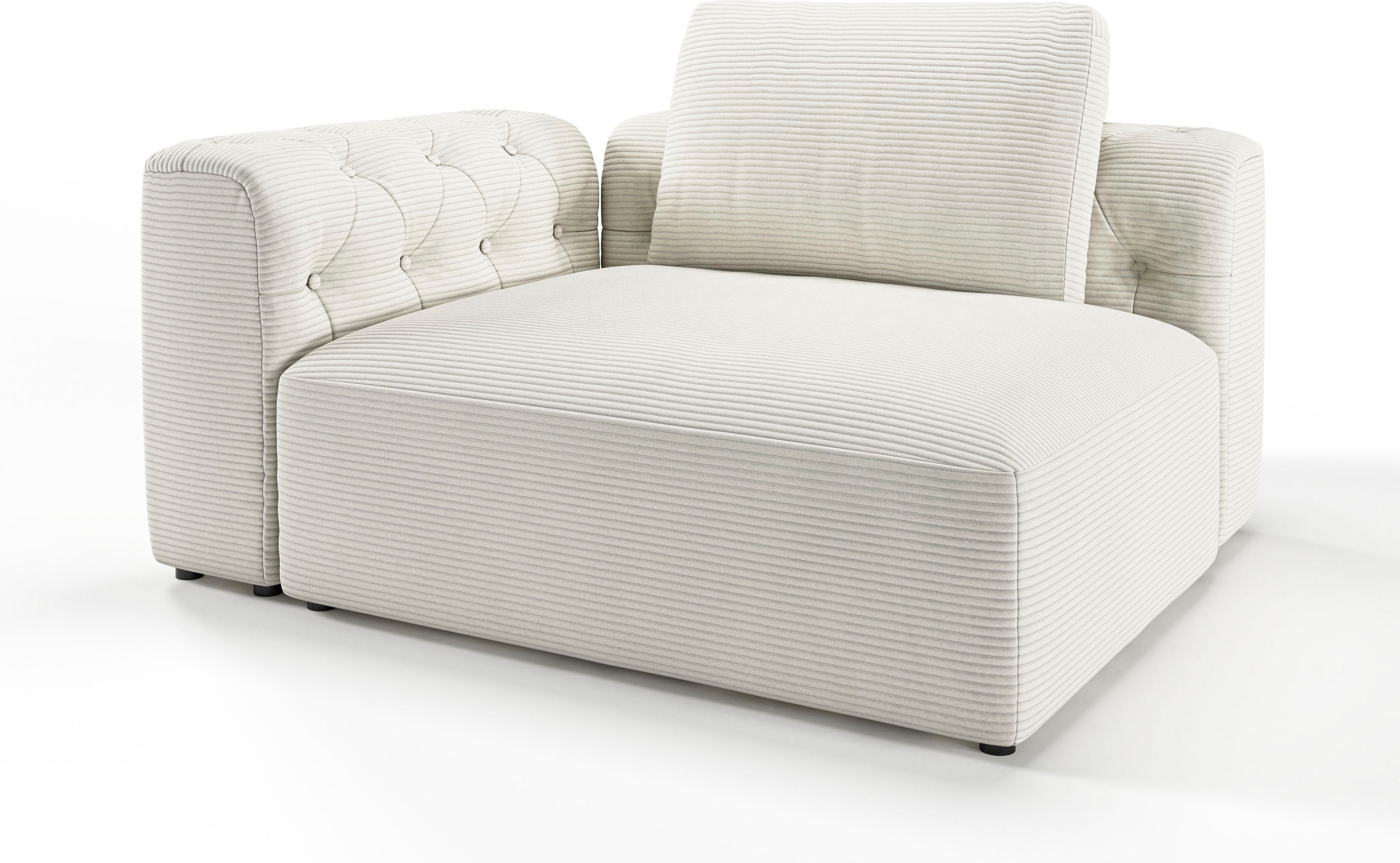 RAUM.ID 1,5-Sitzer »Cushid«, Modul-Eckteil, auch einzeln stellbar, Breite 134 cm