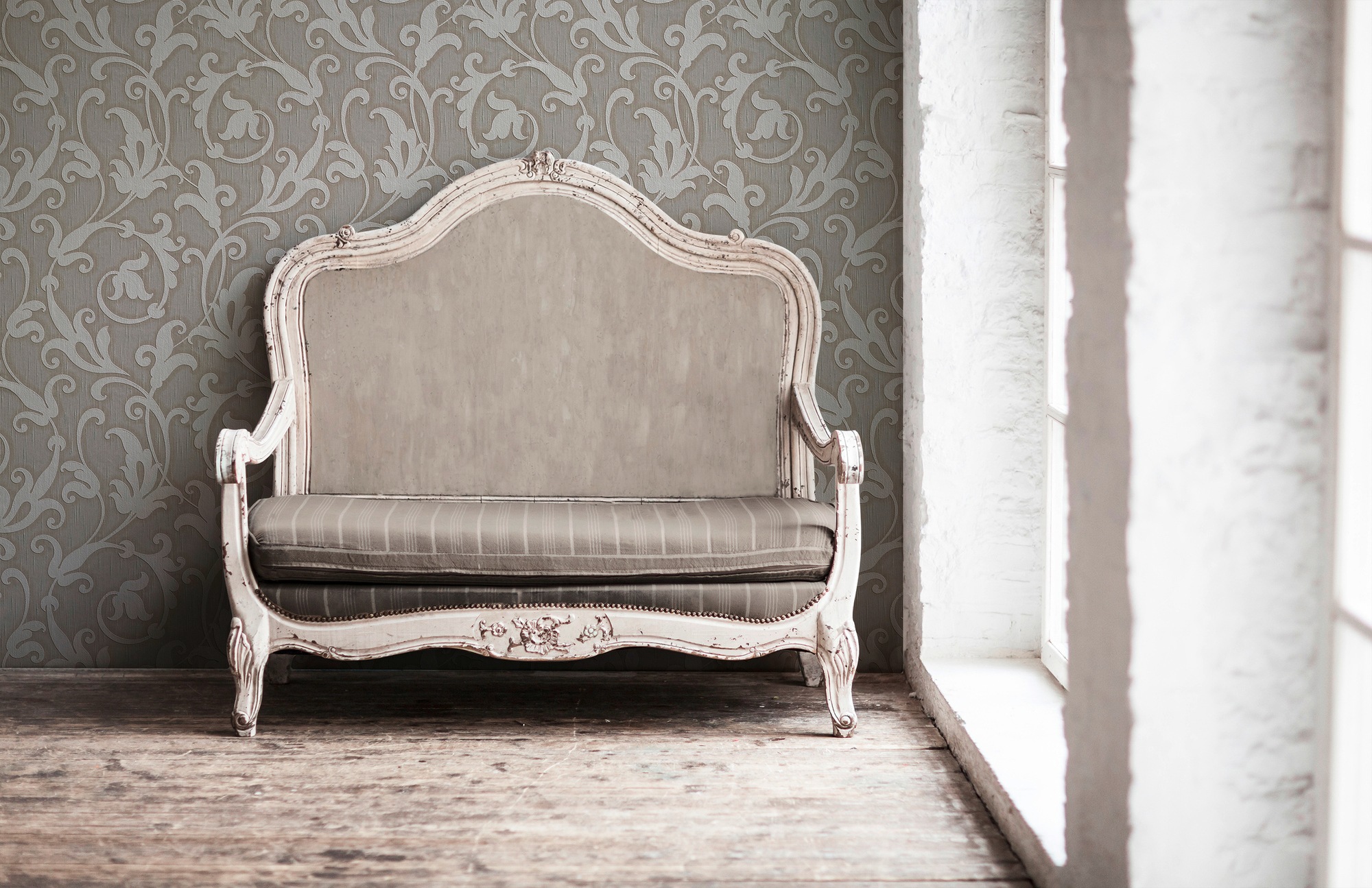 Thumbnail - Architects Paper Textiltapete "Tessuto" Barock  floral  gemustert samtig Tapete Barock Tapeten Wohnzimmer Schlafzimmer K...