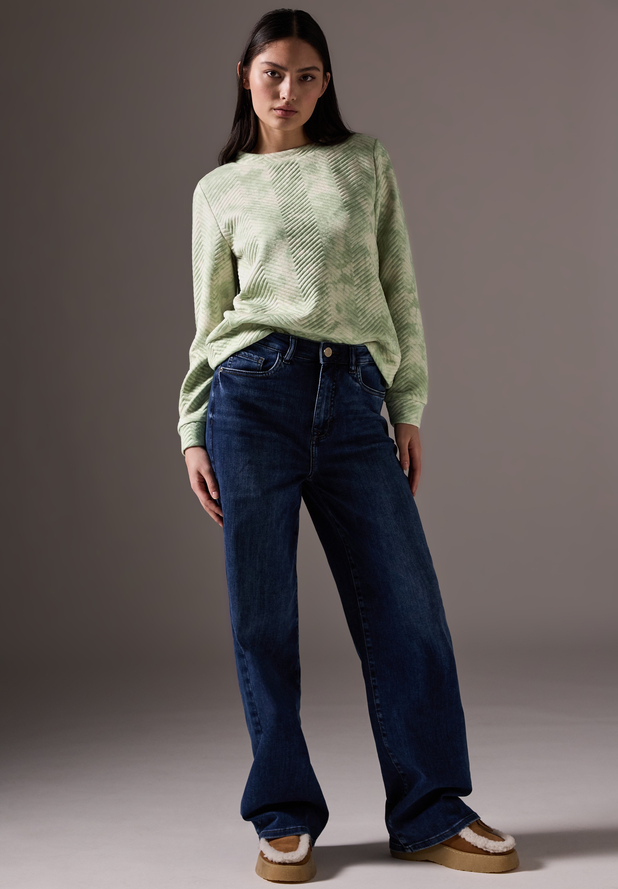 STREET ONE STUDIO Langarmshirt mit Muster