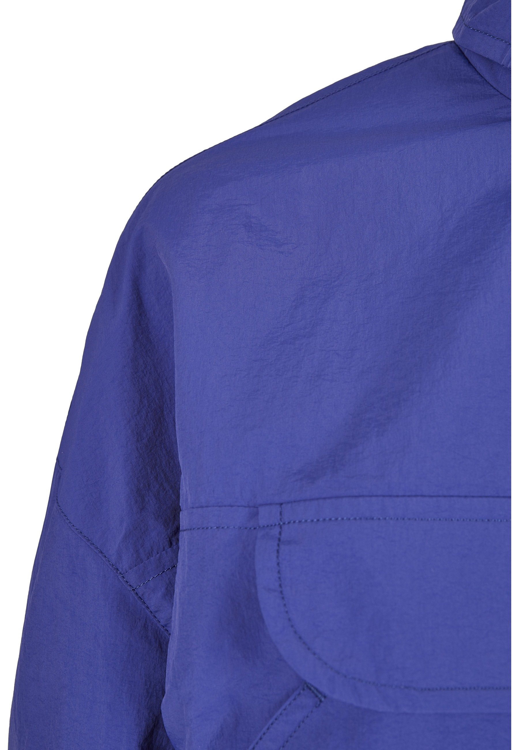 Urban Classics Veste Cropped Crinkle Nylon Blue Indigo S Femme 3