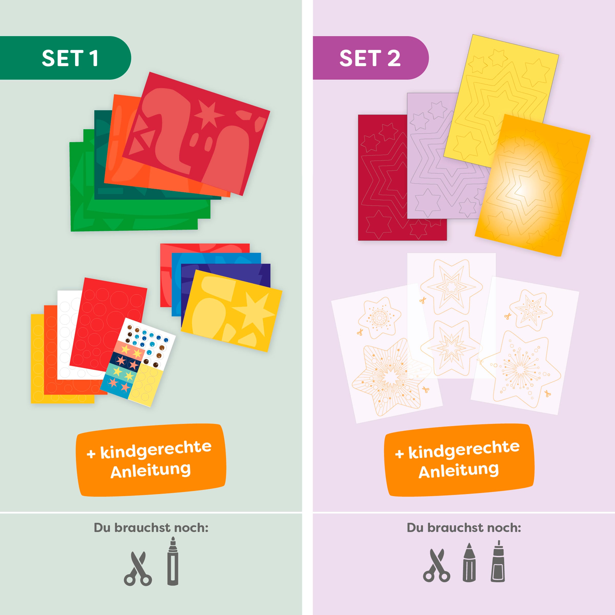 Haba Kreativset »2er Bastelsets Weihnachten«