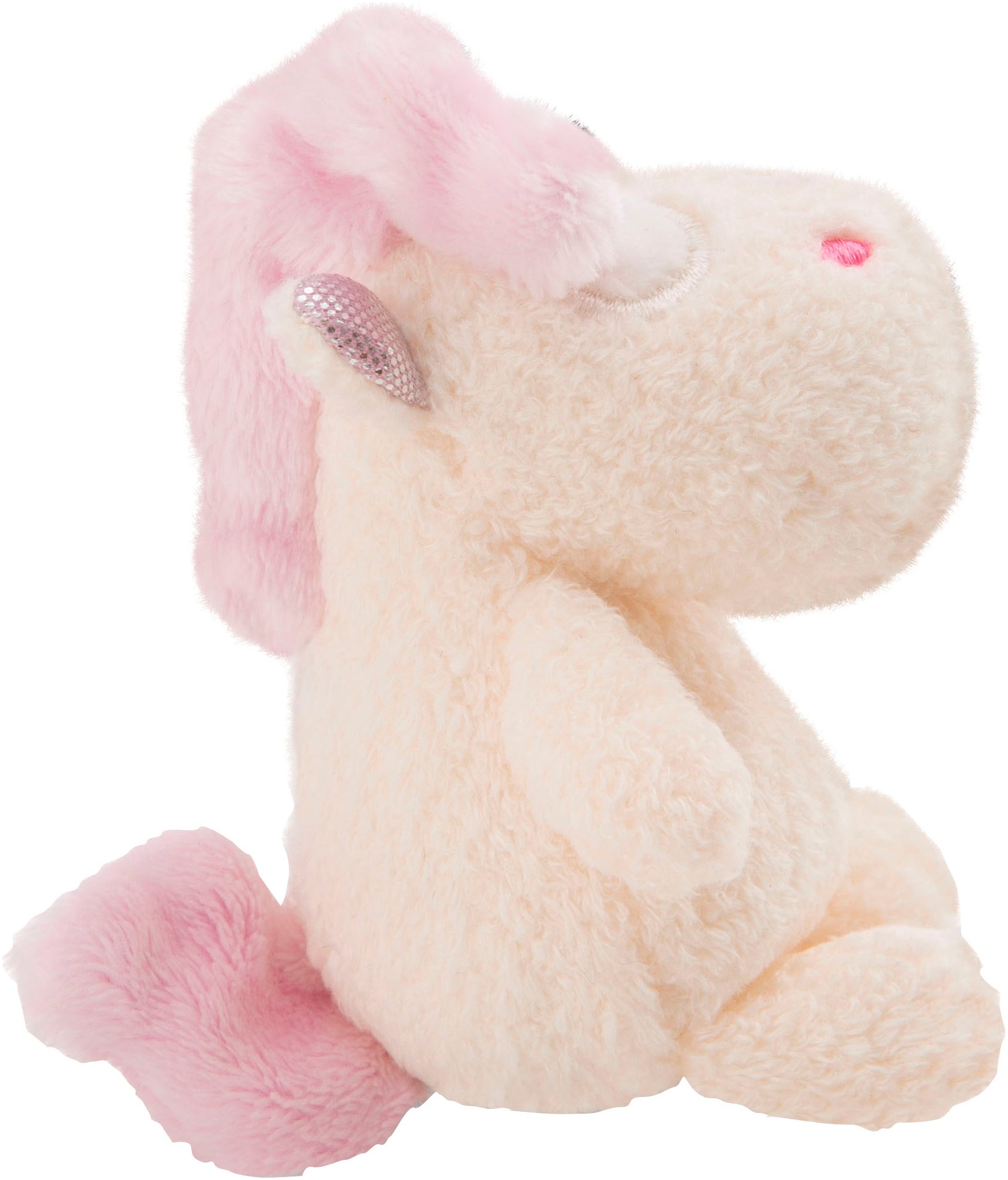 Nici Kuscheltier »Theodor & Friends GREEN, Einhorn Creamy Pink 10 cm in Cupcake mit Loop«