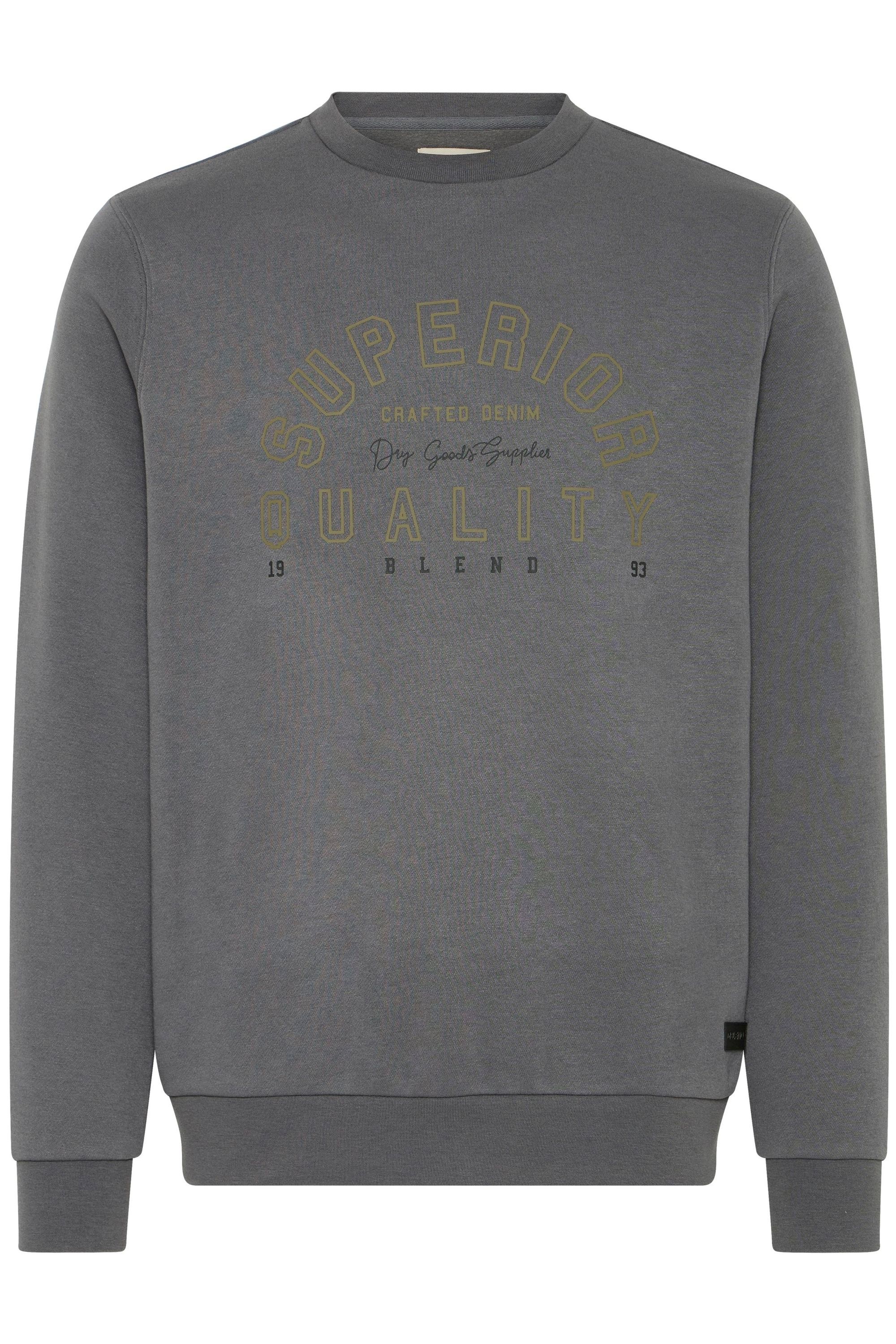 Blend Rundhalspullover "BHSunox" Lässiger Sweatpullover mit Print günstig online kaufen