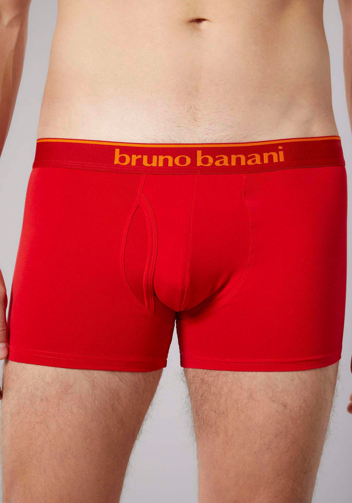 Bruno Banani Boxershorts »Short 2Pack Quick Access«, (Packung, 2 St.), Kontrastfarbene  Details online bestellen | BAUR | Boxer anliegend