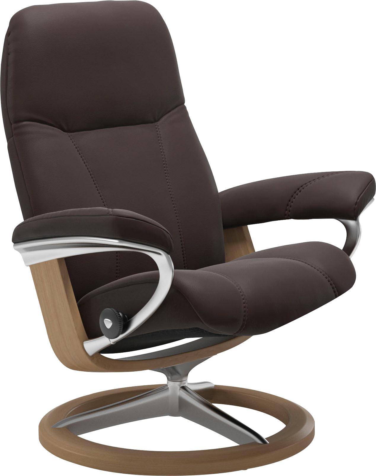 Stressless Relaxsessel "Consul" mit Signature Base, Größe S, Gestell Eiche
