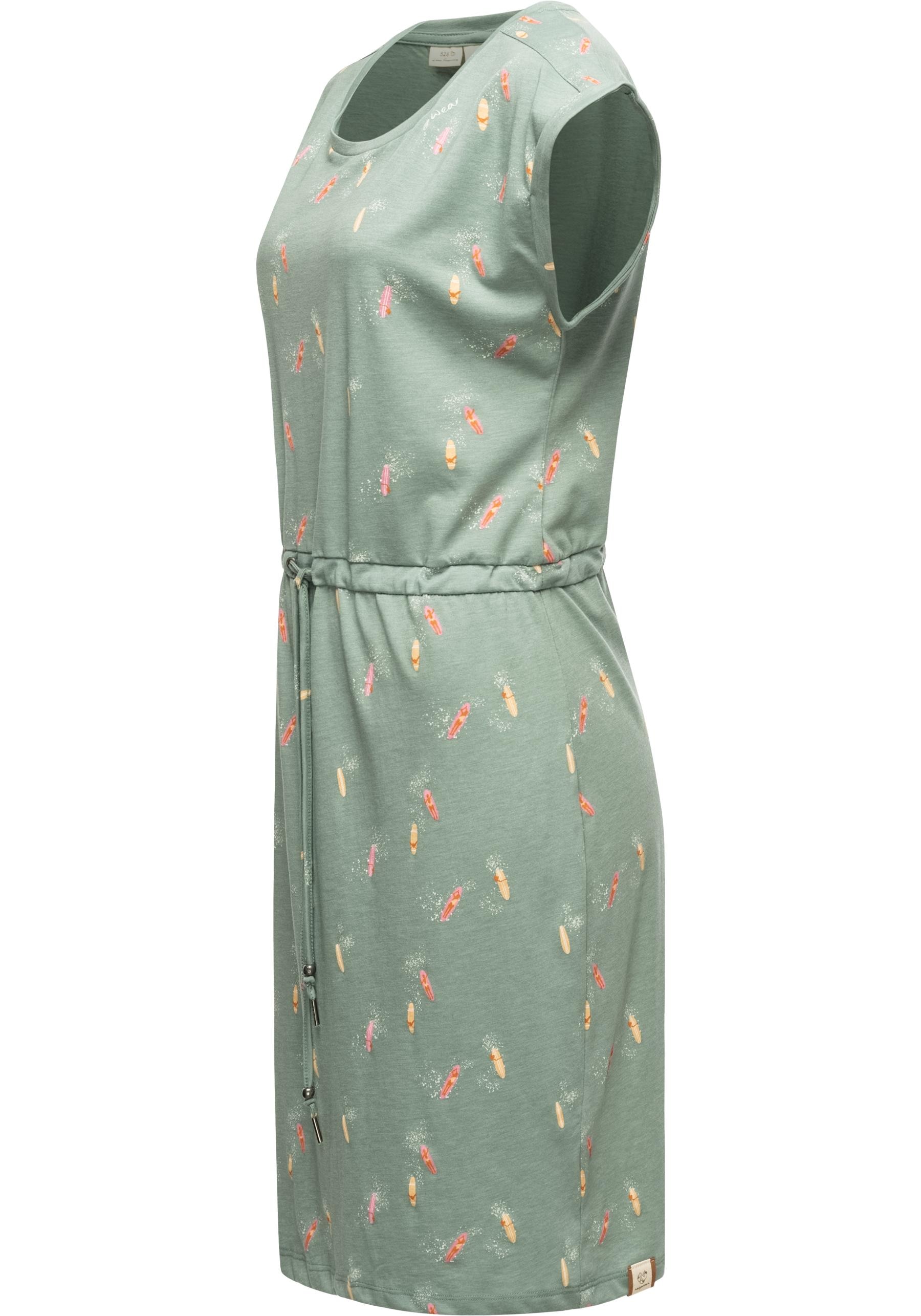 | Organic«, Ragwear mit Dress »Mallory BAUR Kleid online Print Baumwoll Print Kurzes bestellen Druckkleid
