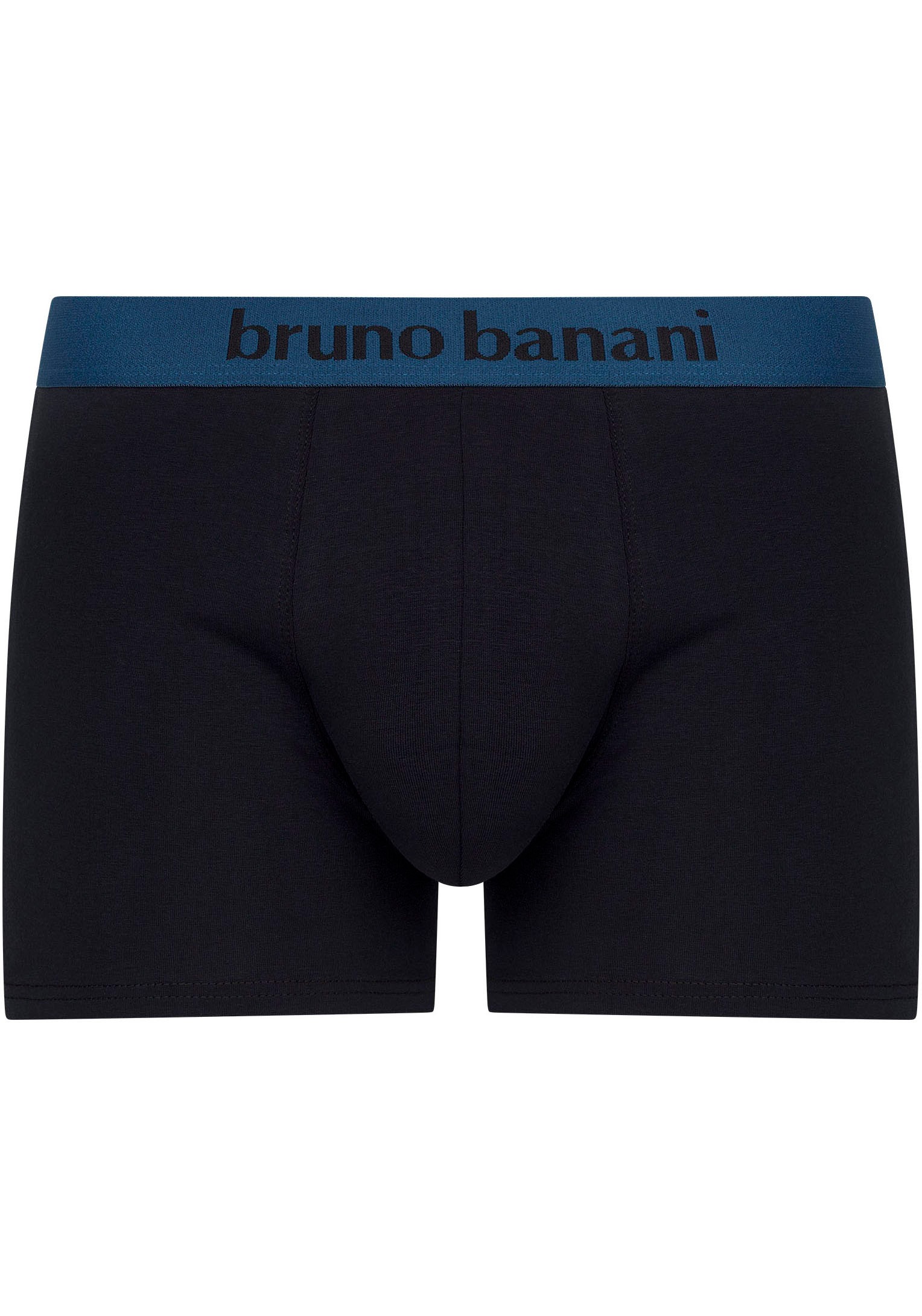 Bruno Banani Boxer »Flowing«, (2er Pack), mit kontrastreichem Logobund