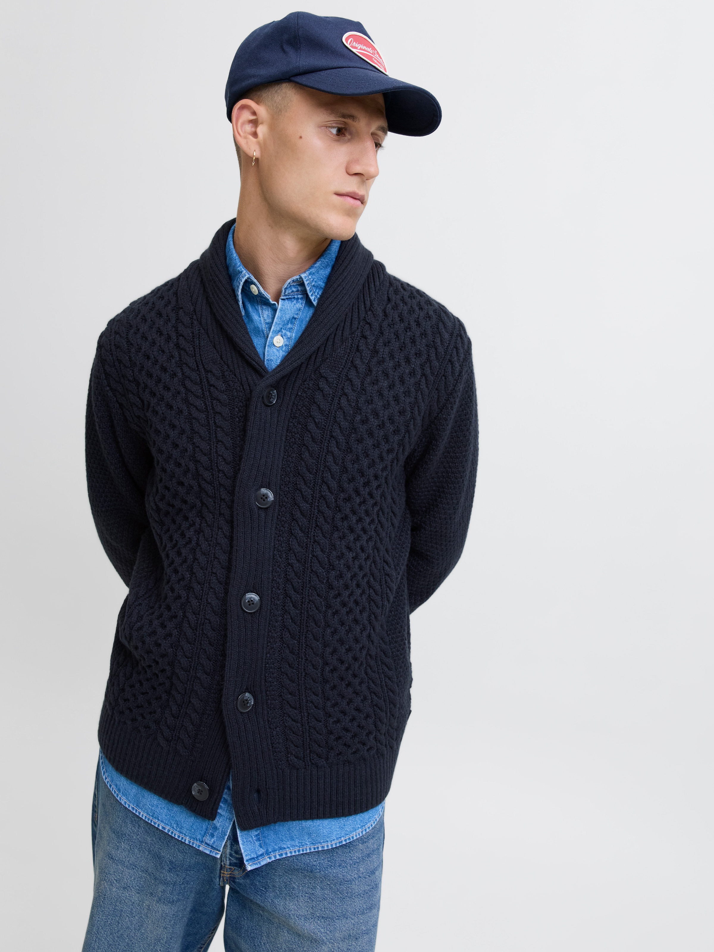 Jack & Jones Strickpullover »JJPAUL KNIT SHAWL CARDIGAN«