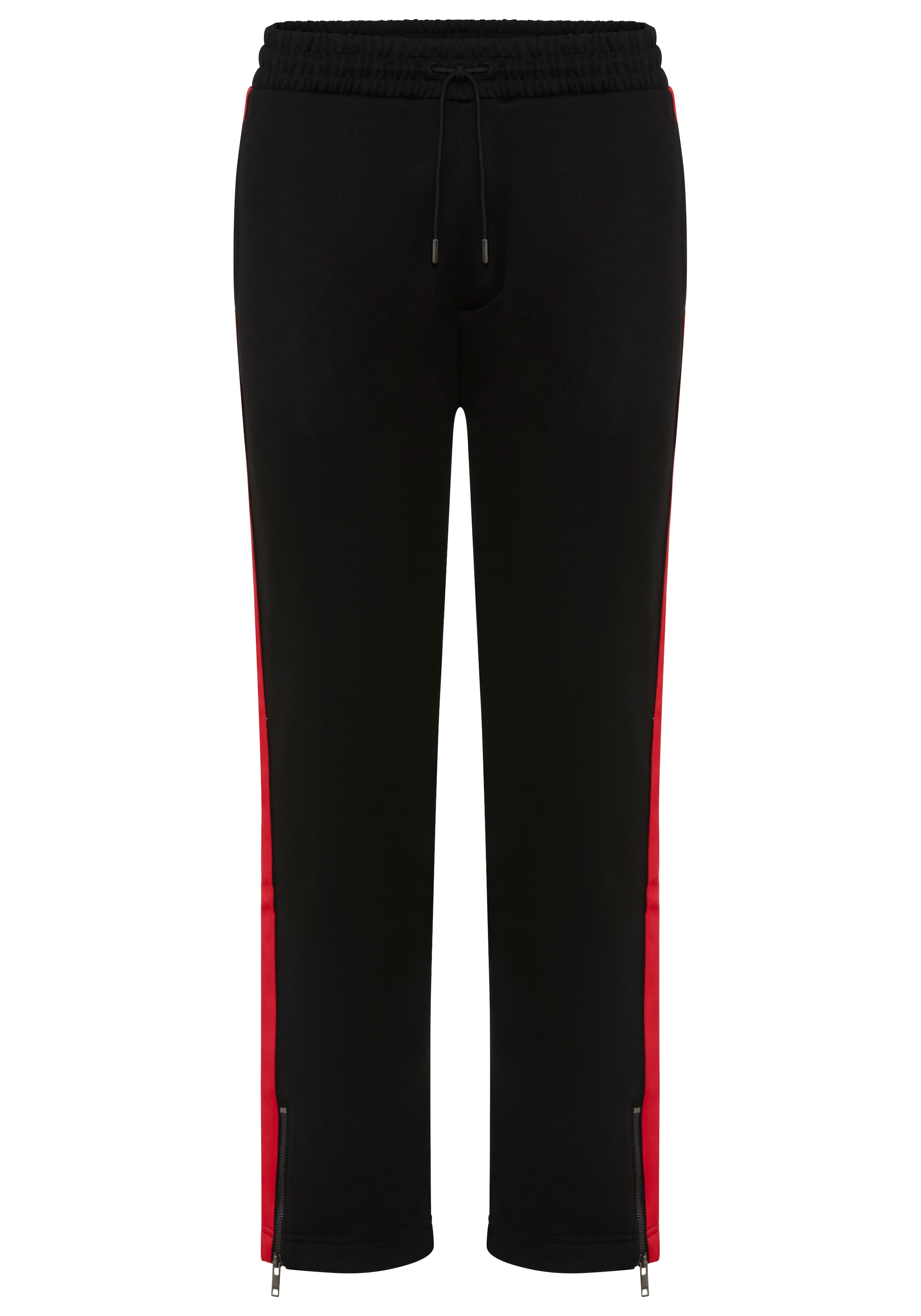 HUGO Sweathose »Dolos«  Reißverschlüsse am Saum, Relaxed Fit, Logo-Tape