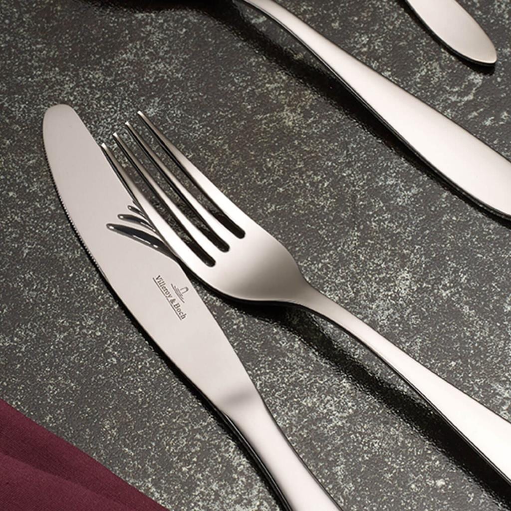 Villeroy & Boch Besteck-Set »Tafelbesteck gebürstet Arthur 180er Set grau« Spülmaschinenfest