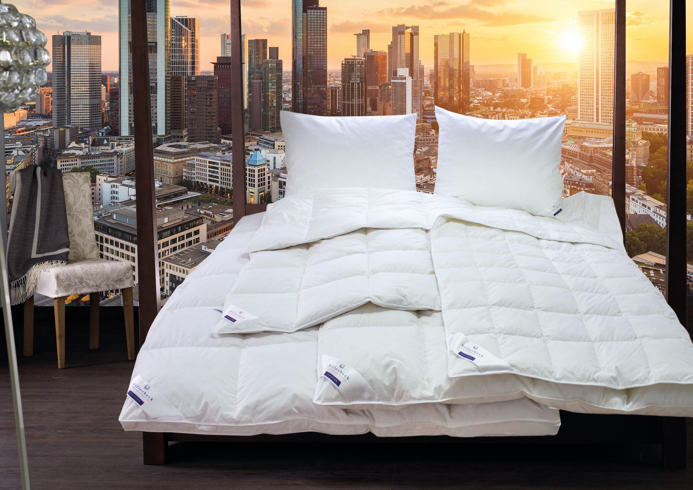 billerbeck Gänsedaunenbettdecke "Geneva 90, Bettdecke für Sommer und Winter günstig online kaufen