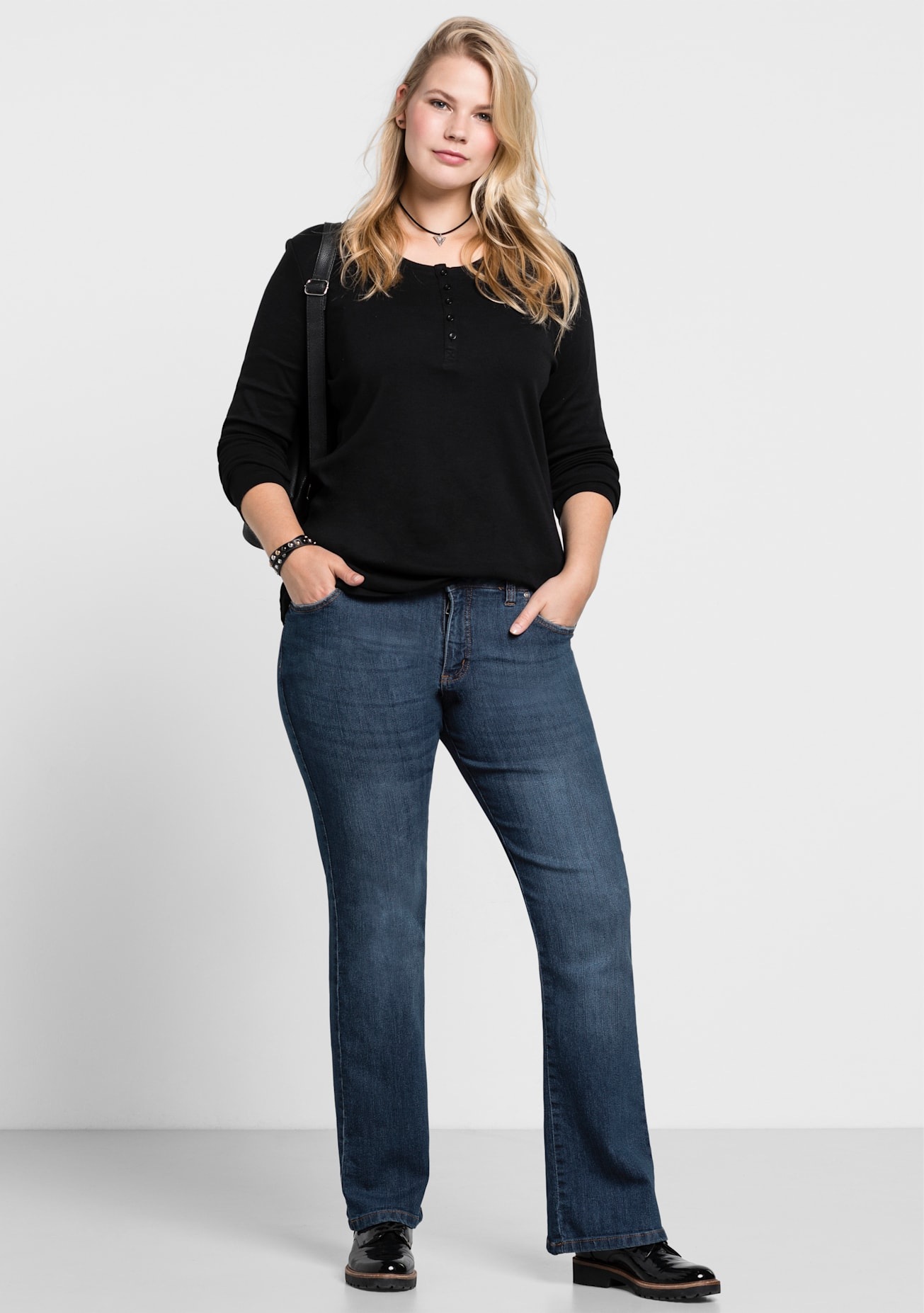 Sheego Bequeme Jeans, (1 tlg.) günstig online kaufen