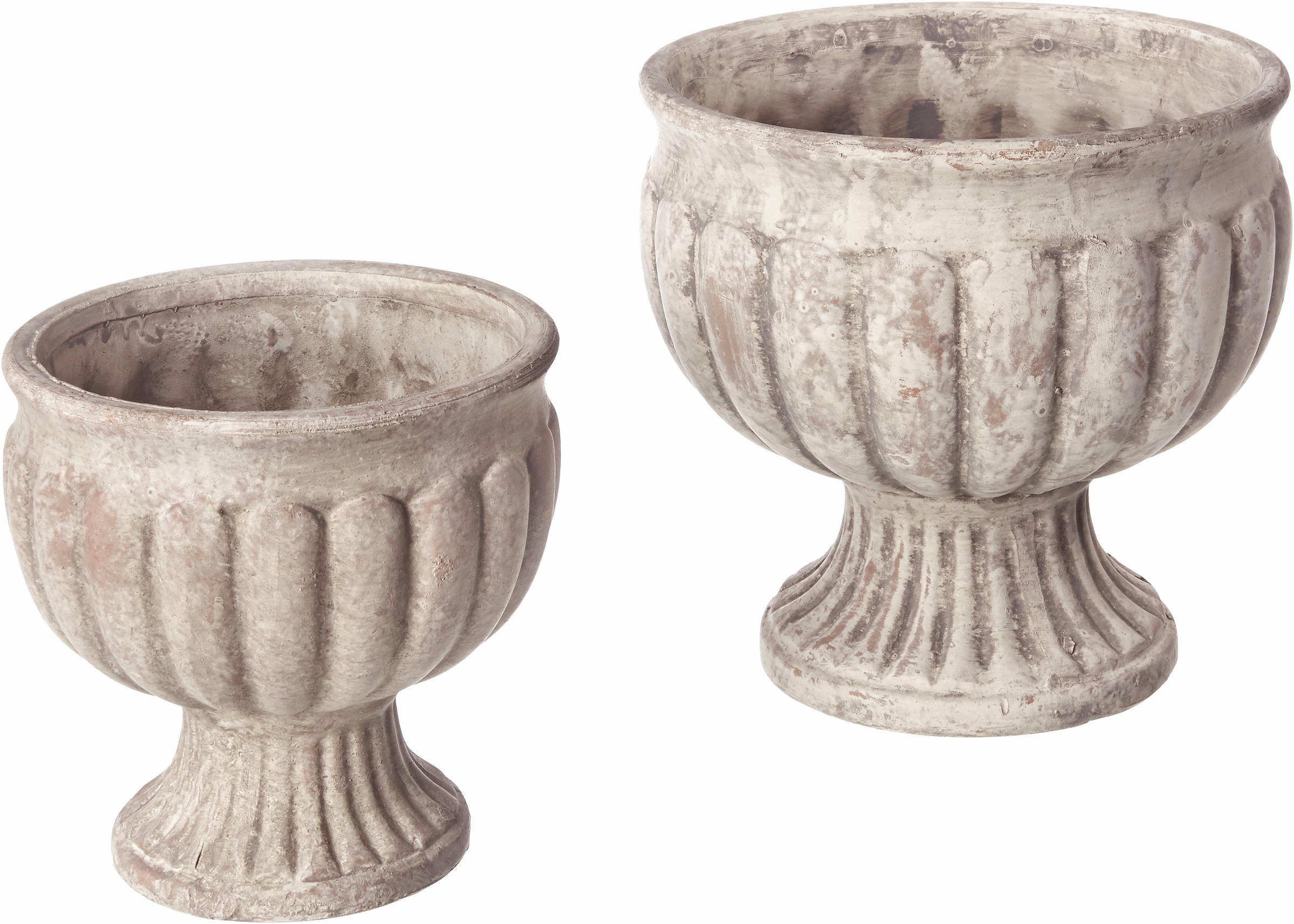 I.GE.A. Dekoschale "Antik-Keramikschale", (Set, 2)