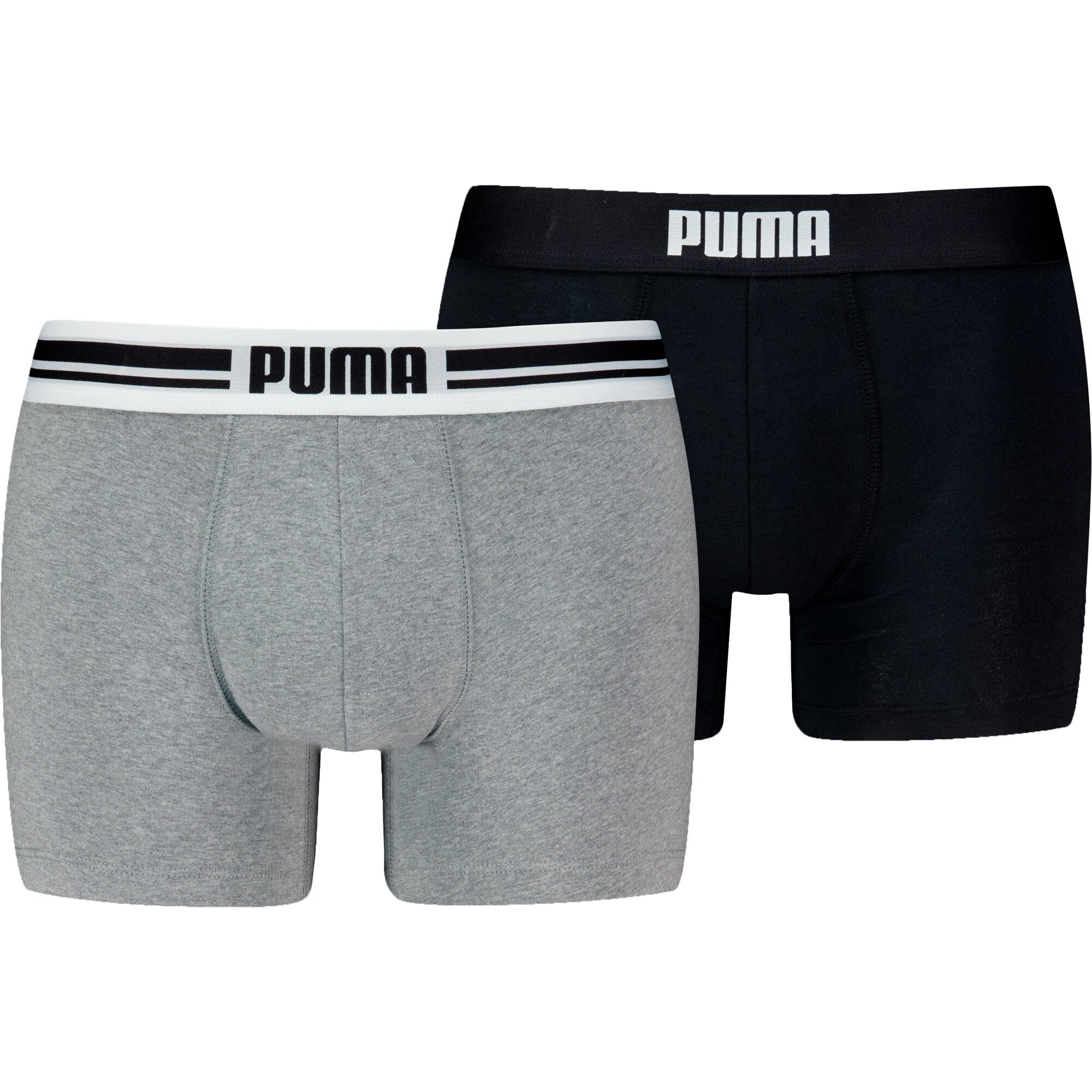 PUMA Boxershorts "PUMA MEN EVERYDAY PLACED LOGO BOXERS 2P" mit Logo Webbund