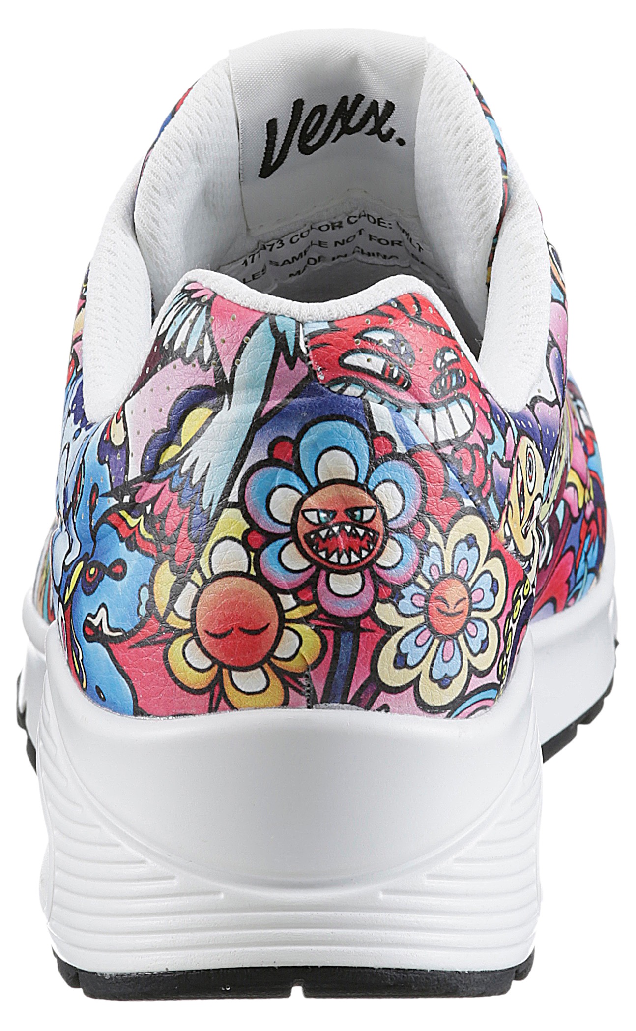 Skechers Sneaker "UNO-COLOR DOODLE", mit buntem Print, Freizeitschuh, Halbs günstig online kaufen