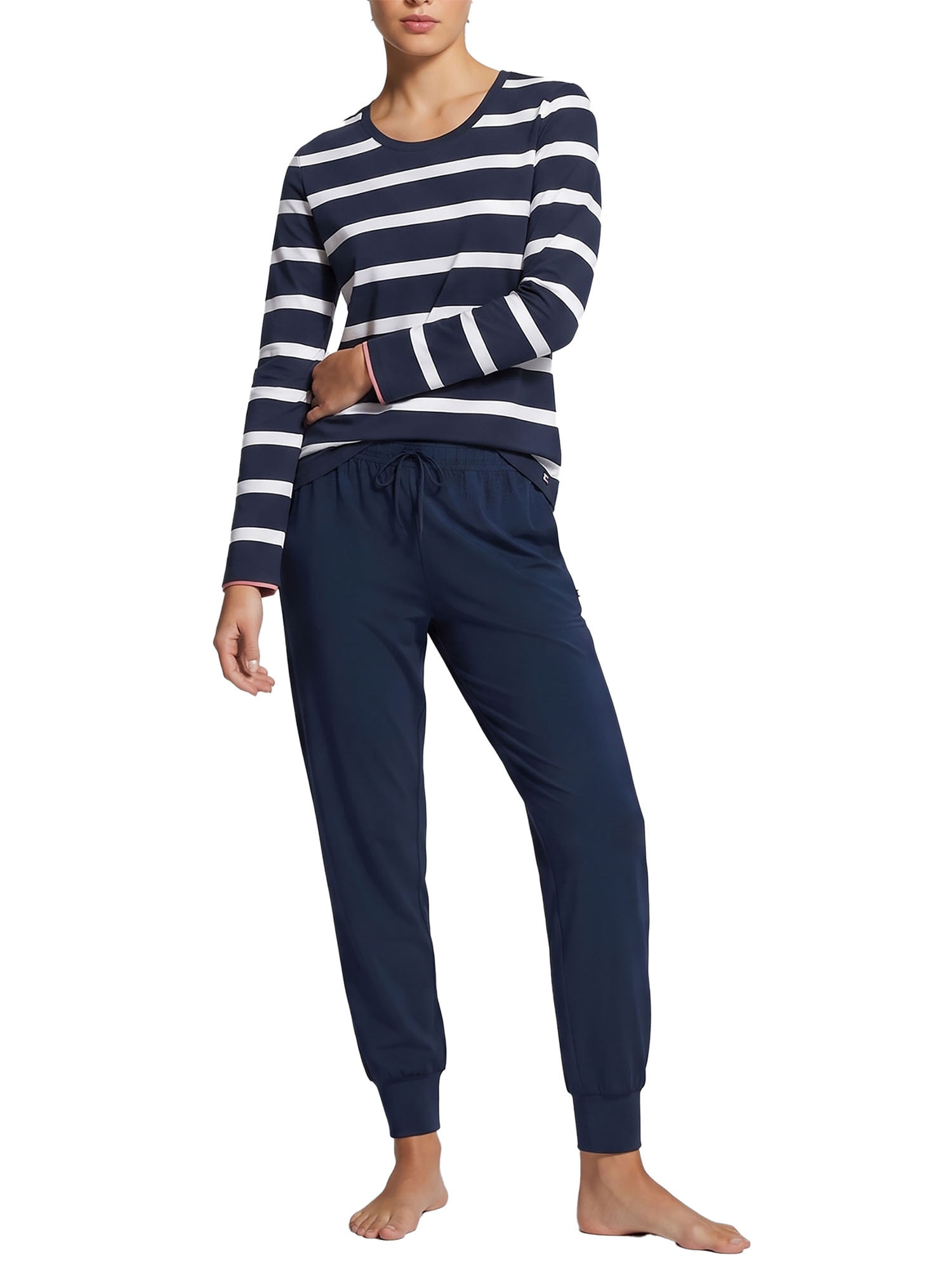 Ammann Schlafanzug »Damen langarm Shirt, lange Hose Night & Relax« 1 Stk.
