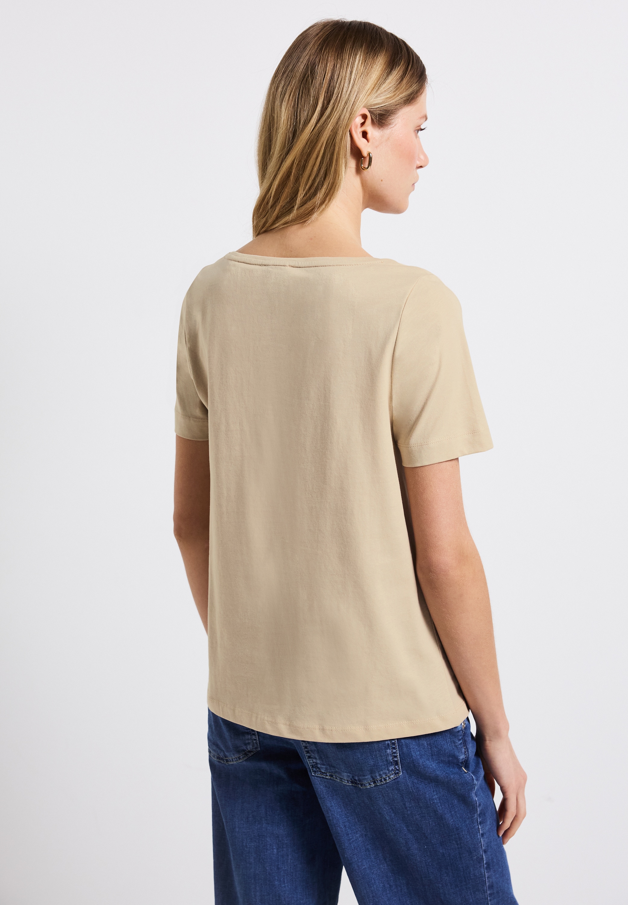 STREET ONE T-Shirt, aus reiner Baumwolle