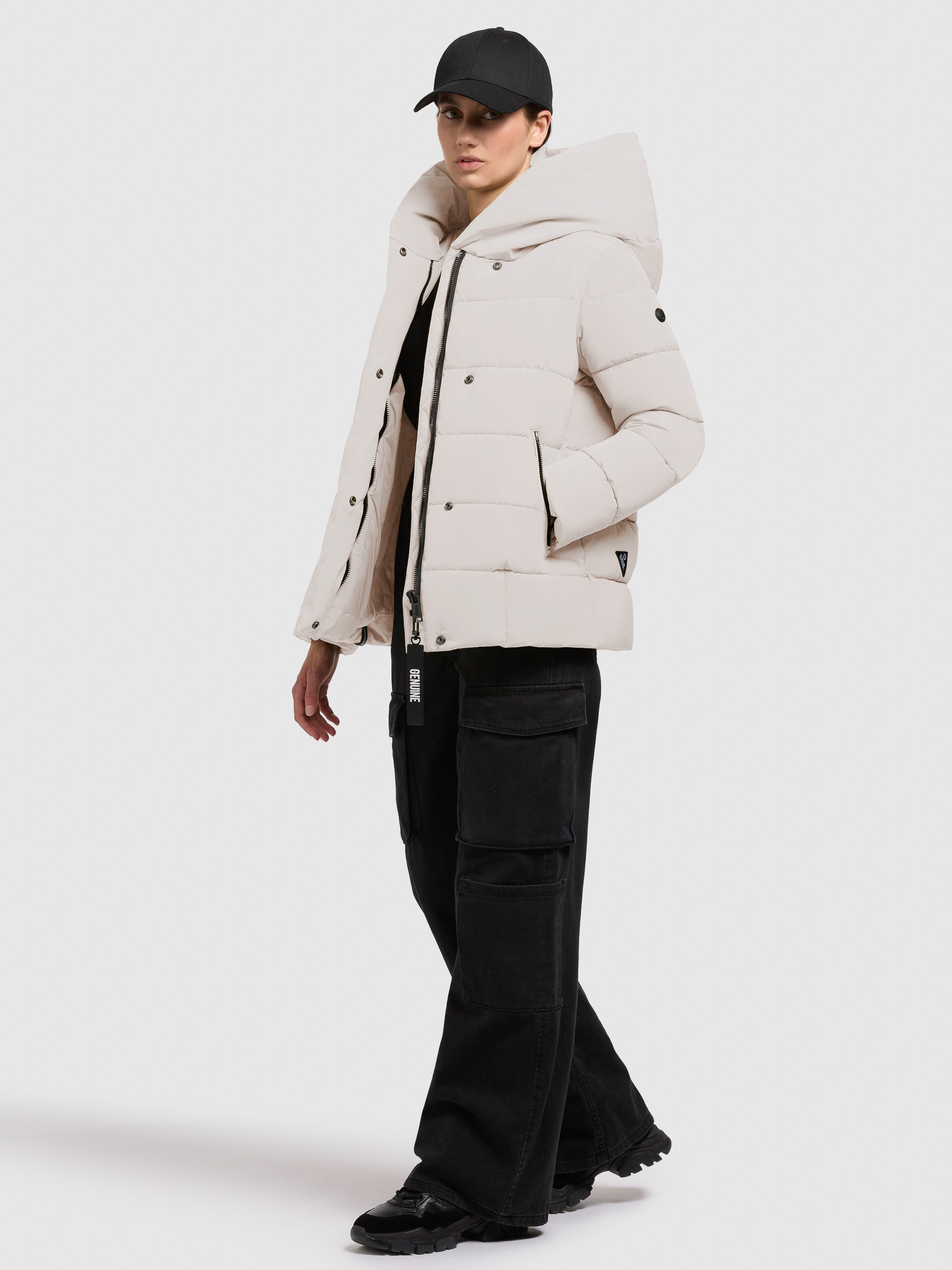 khujo Steppjacke »JACKE CAMEA«, mit Kapuze
