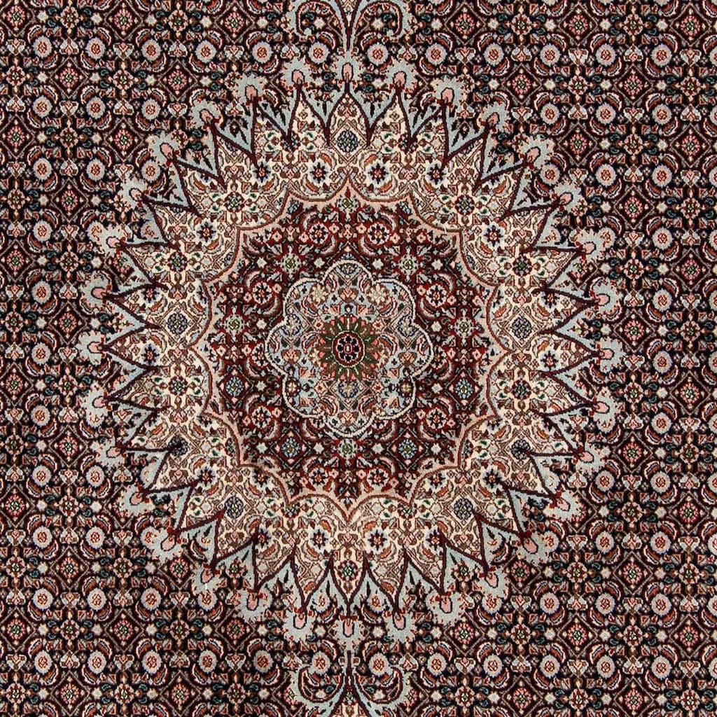 Wohnen Teppiche morgenland Wollteppich »Moud Medaillon Beige 302 x 200 cm«, rechteckig, 1 mm Höhe, Unikat mit Zertifikat beige