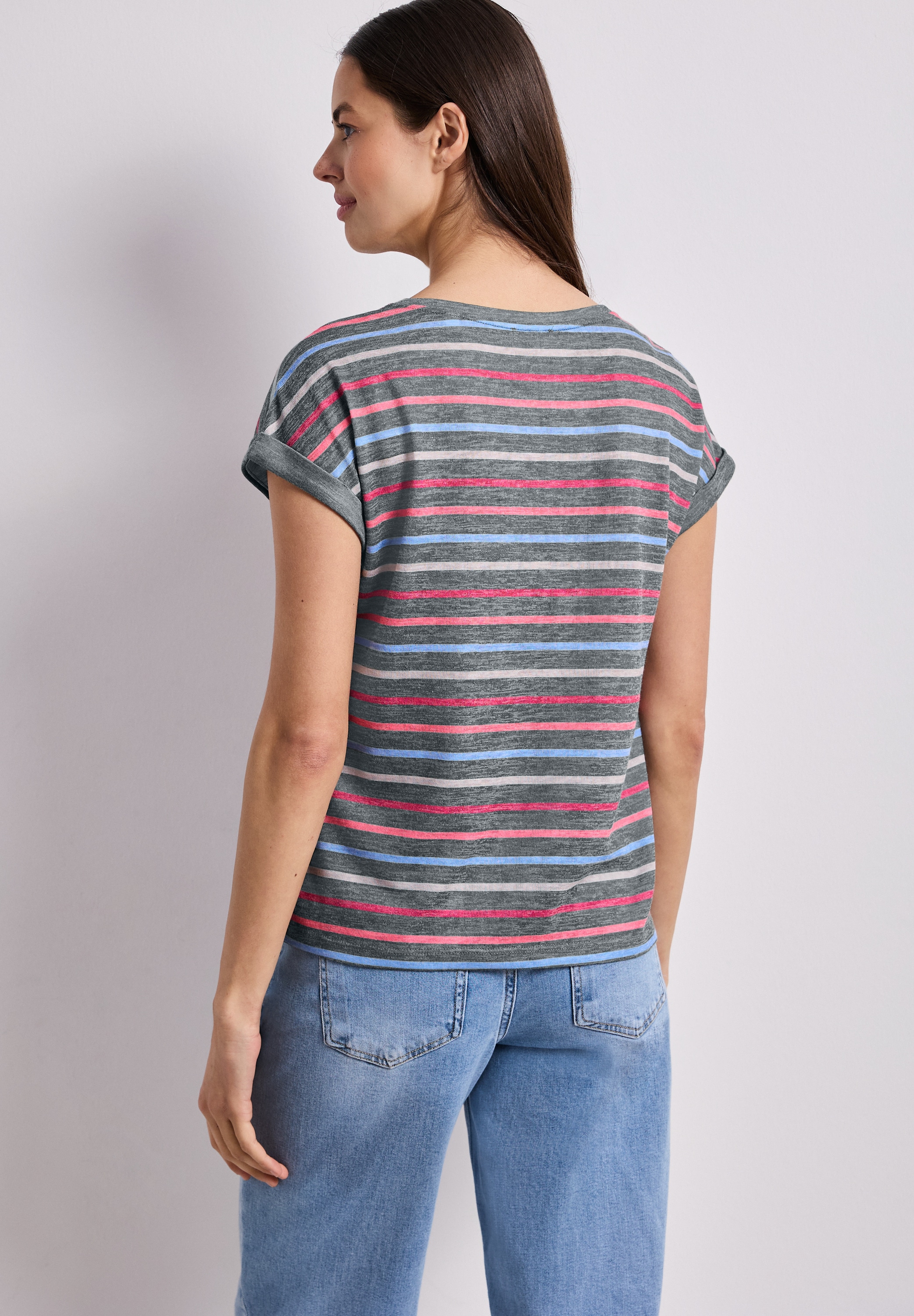 STREET ONE T-Shirt im Streifen-Design