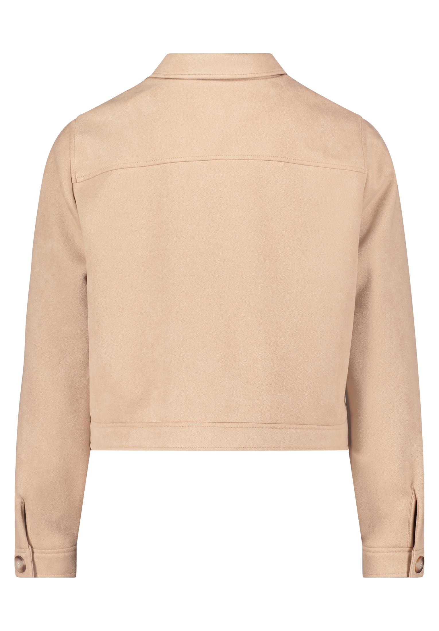 Betty&Co Jackenblazer »Betty & Co Kunstleder-Jacke mit aufgesetzten Taschen«, Material