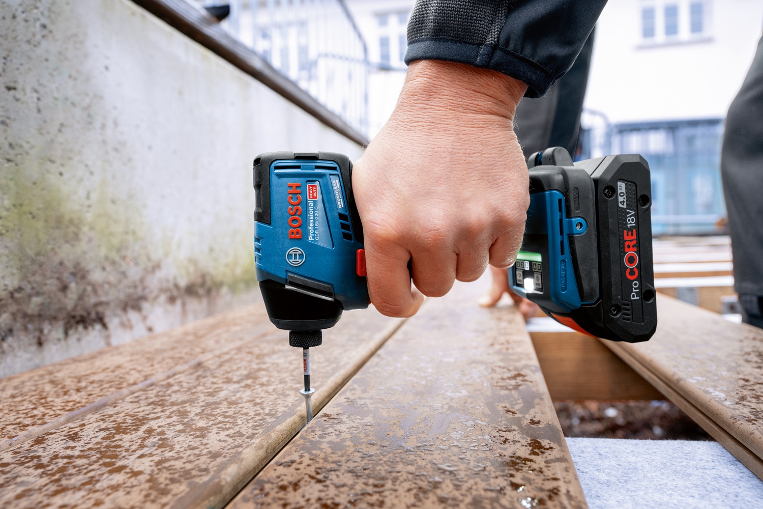 Bosch Professional Akku-Drehschlagschrauber »»GDR 18V-220 C««, ohne Akku, ohne Ladegerät