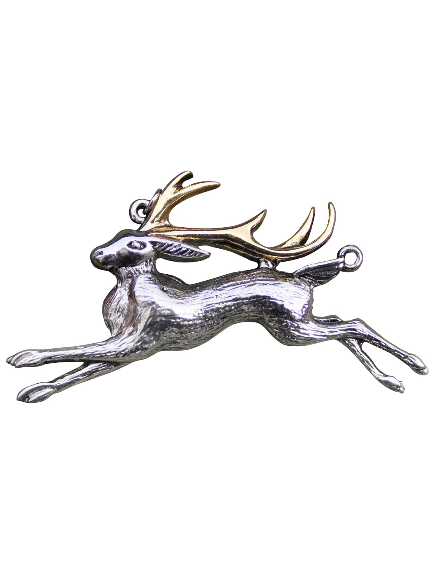 Adelia´s Amulett »Brosche Briar Bestiarium«, Brosche Jackalope (Hasenbock) - Für die Stärke des Kriegers