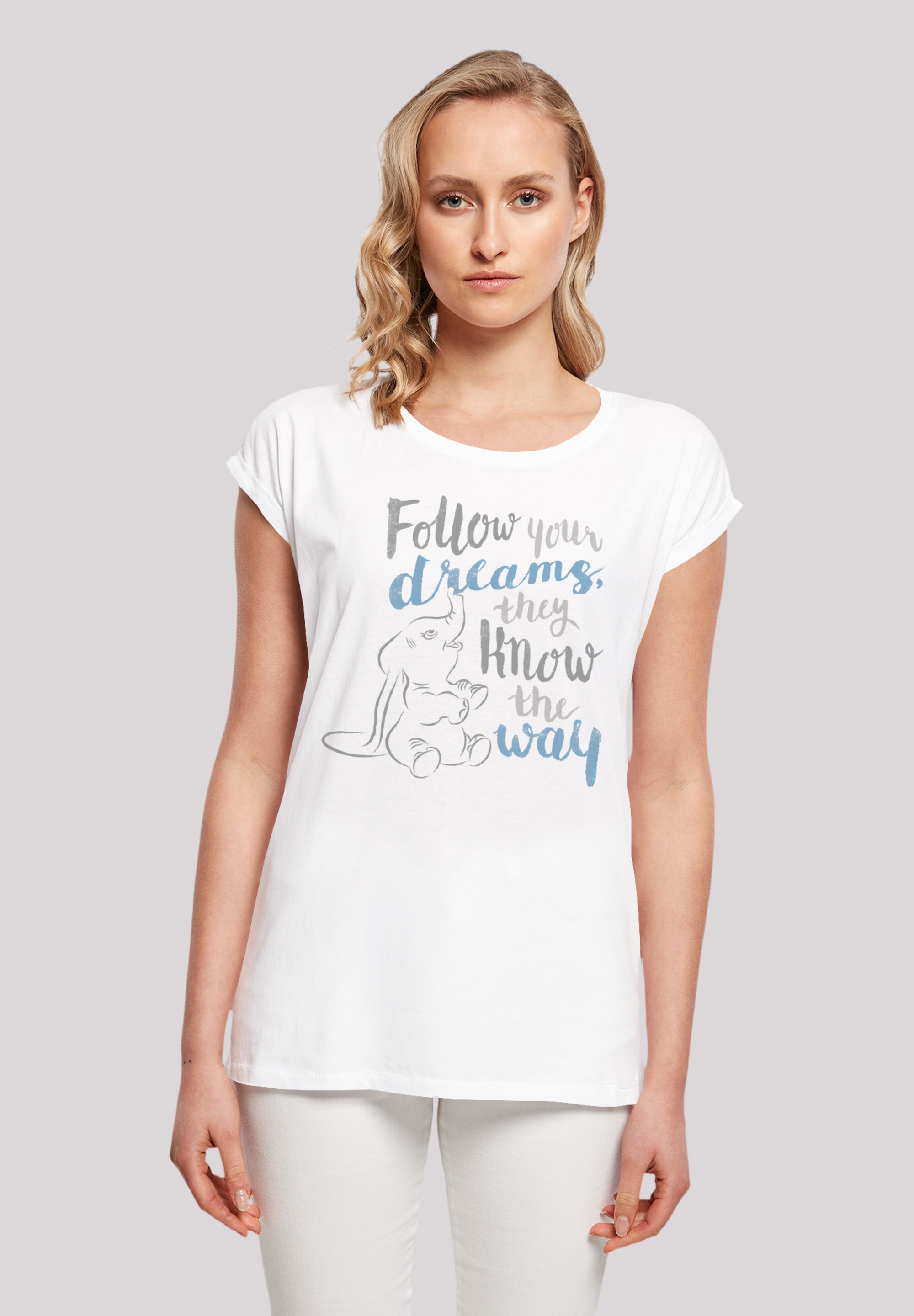 T-Shirt »Disney Dumbo Follow Your Dreams«, Premium Qualität