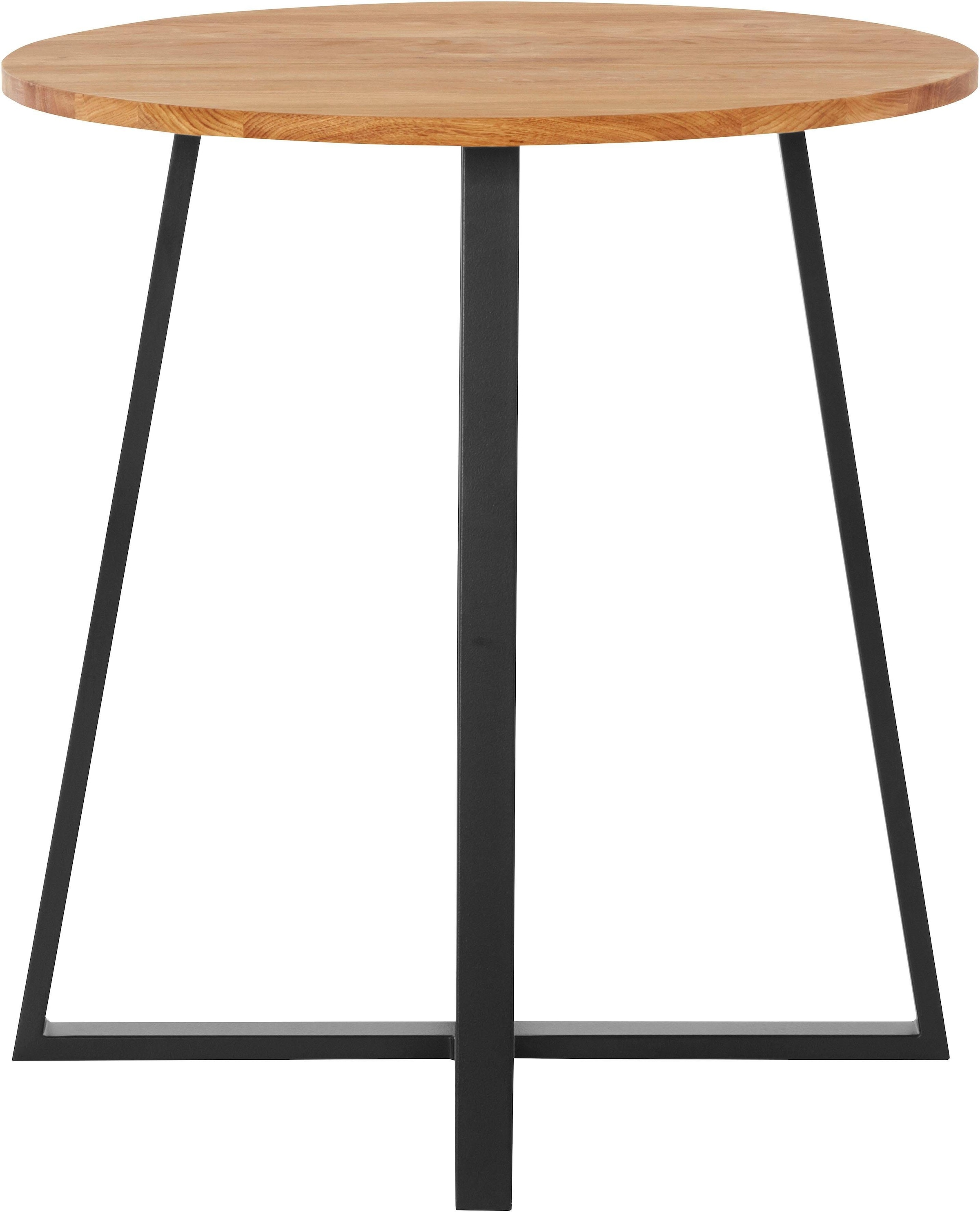 andas Esstisch »Crocus«, Tischplatte aus massivem Eichenholz