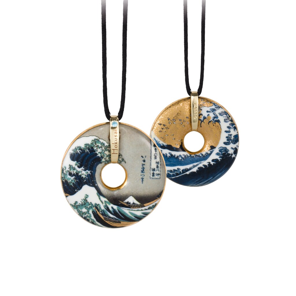 Goebel Kette mit Anhänger »Circle Die große Welle, Hokusai, 66989948«