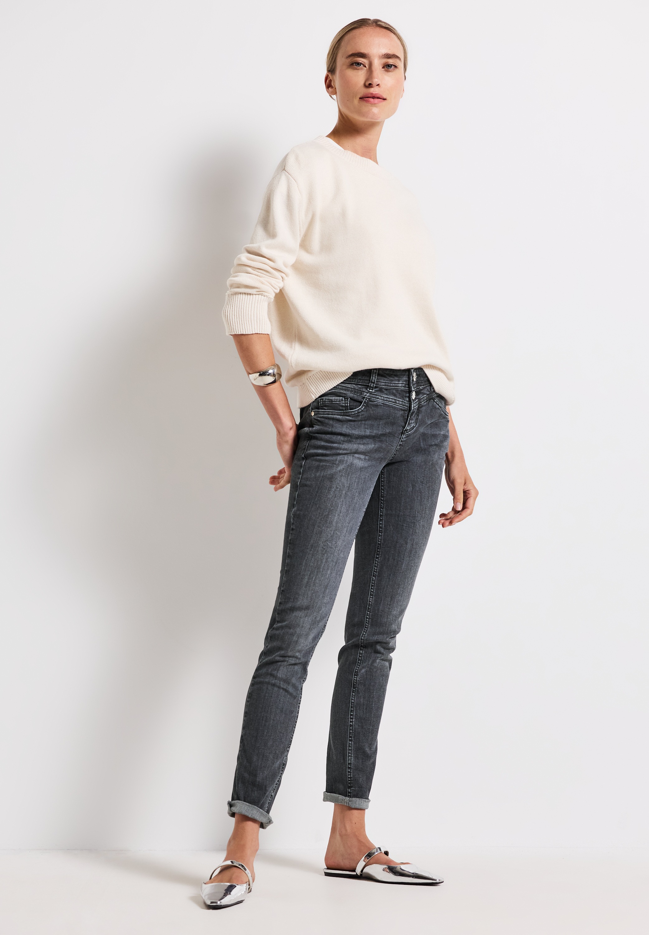 STREET ONE Regular-fit-Jeans »Style Jane«, im Five-Pocket Style