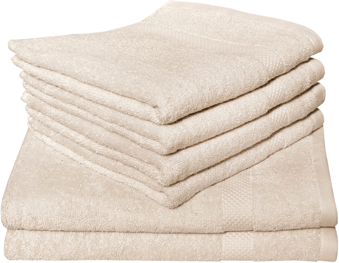 Dyckhoff Handtuch Set "Planet" Set 6 Stk. Frottier 4 Handtücher (50x100cm), 2 Duschtücher (70x140cm)